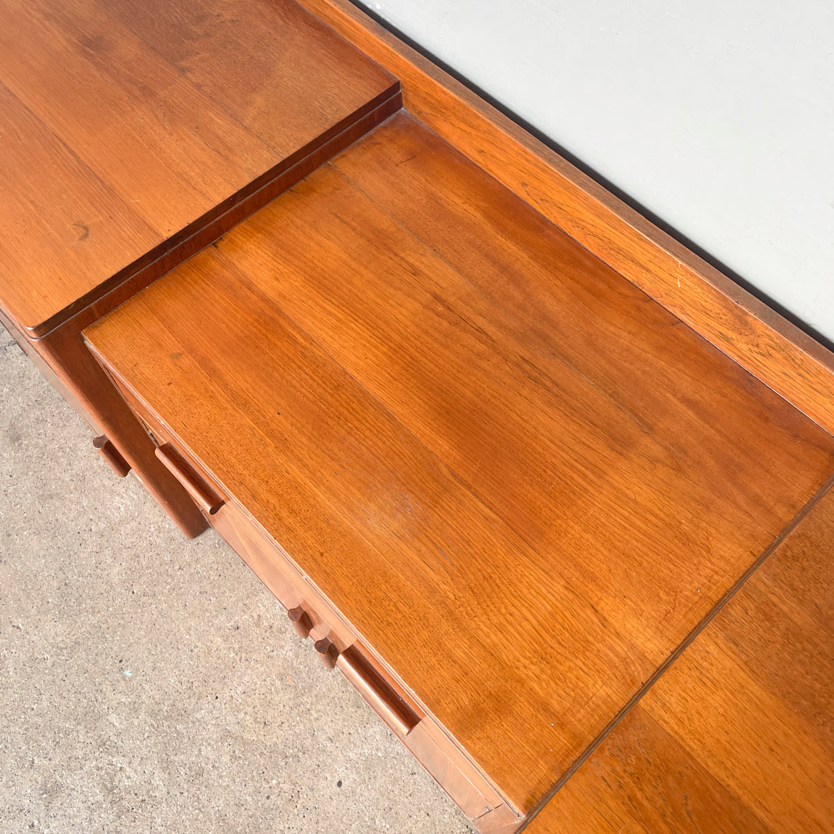 Vintage Teak Stepped Sideboard