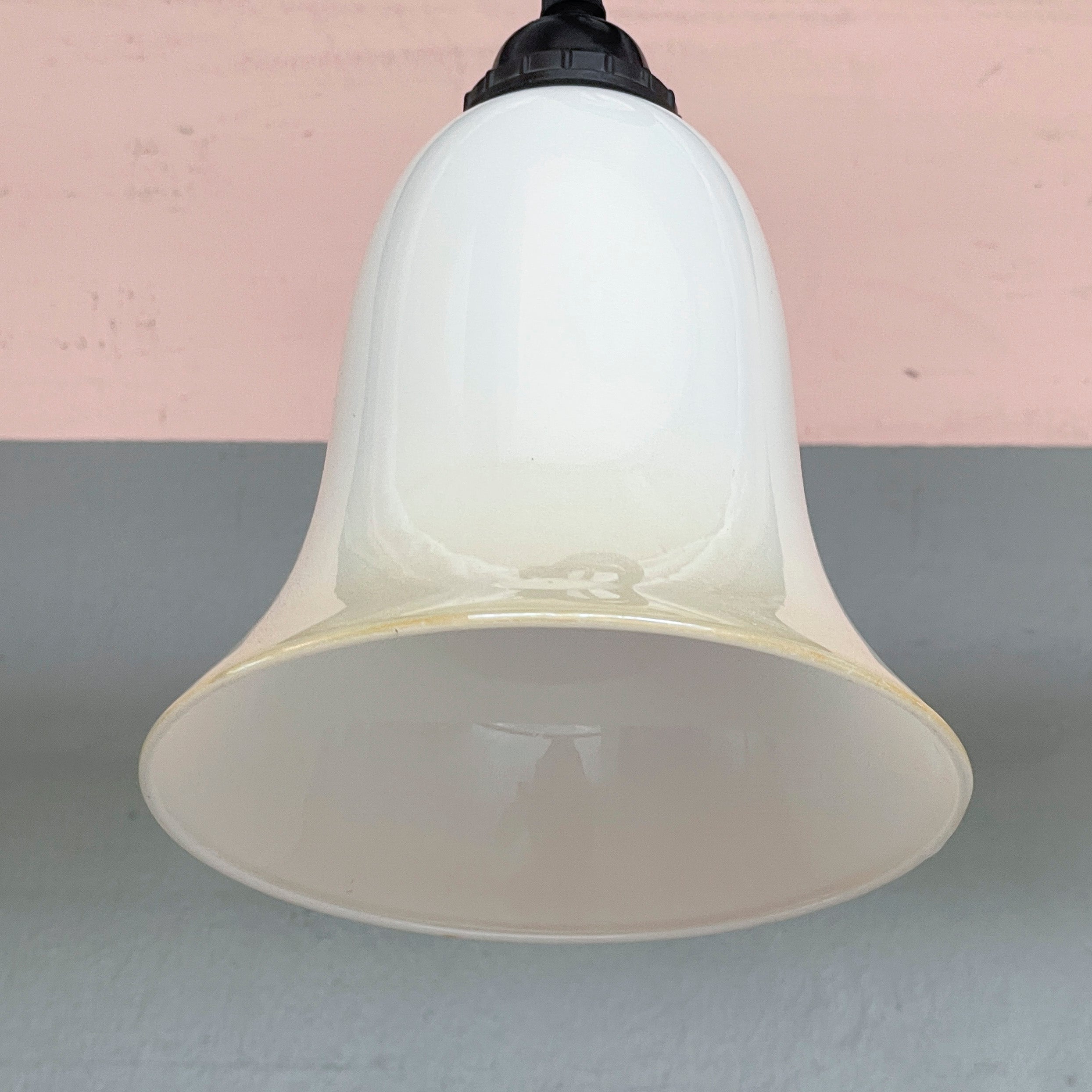 Ombre Bell-Shaped Glass Pendant Lamp