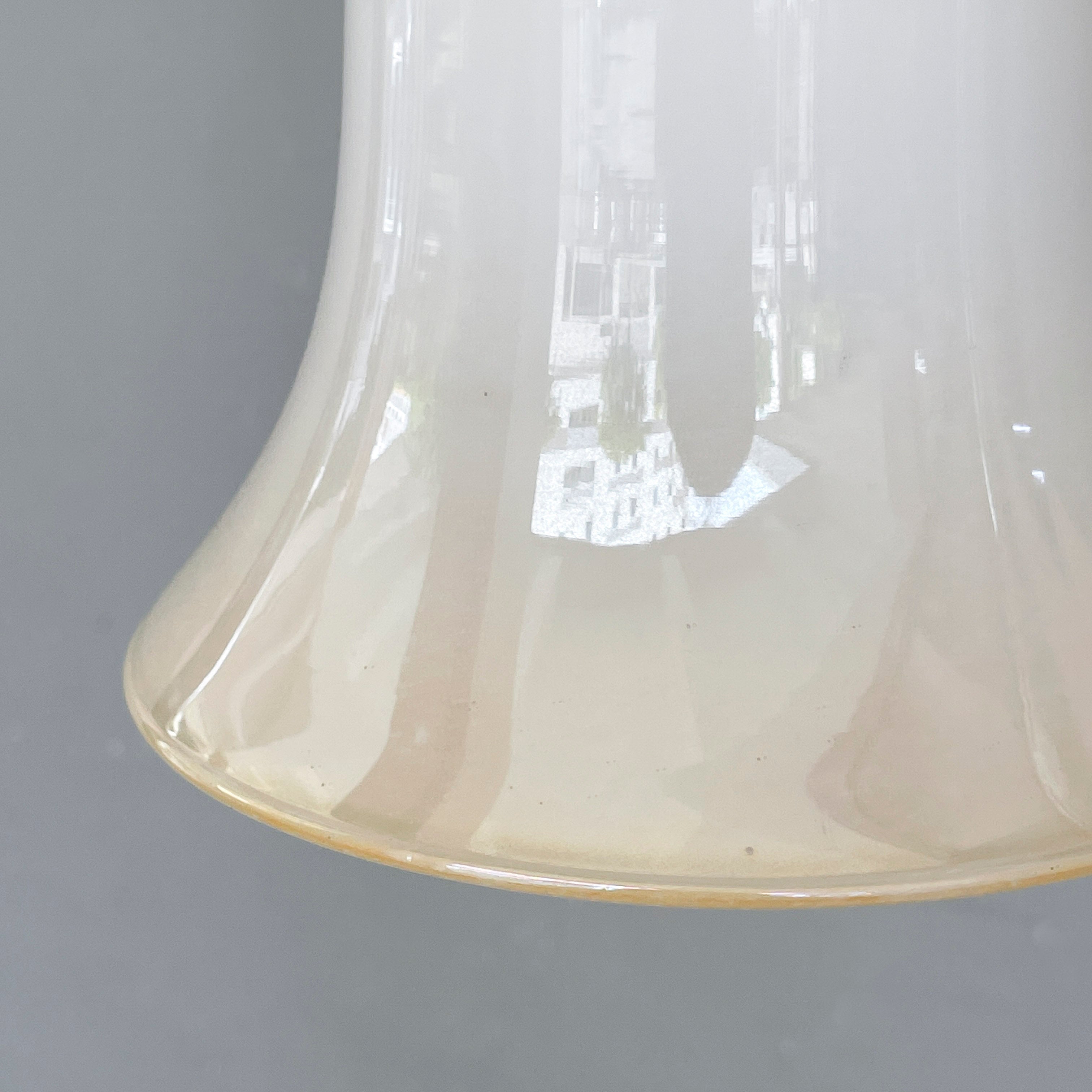 Ombre Bell-Shaped Glass Pendant Lamp