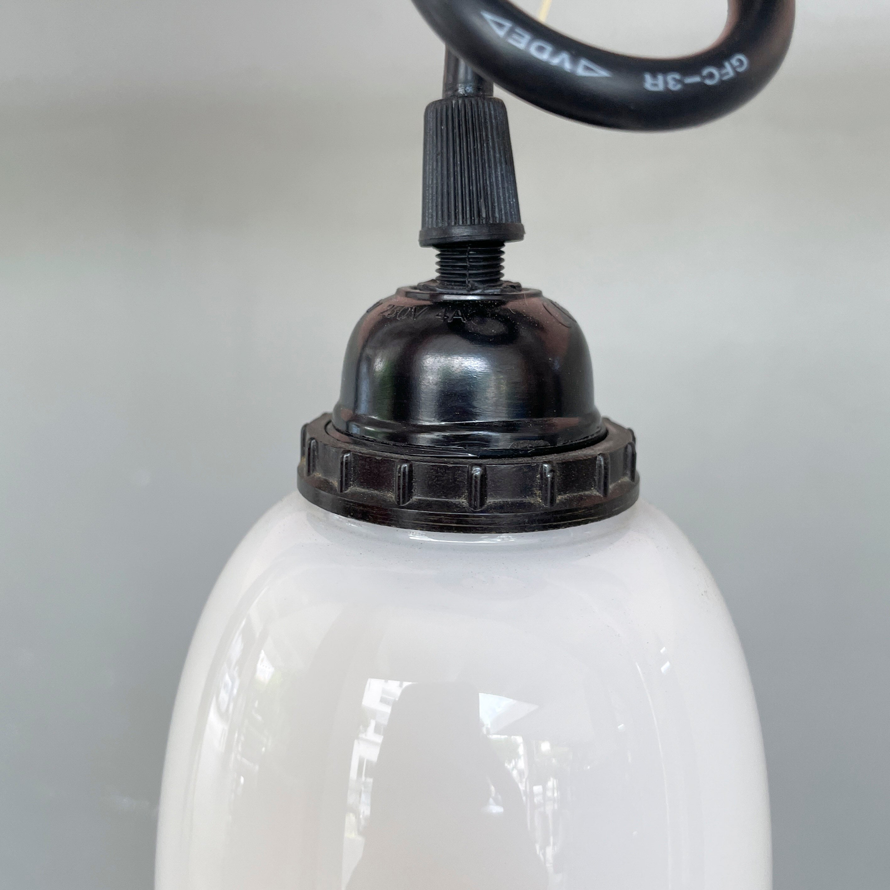 Ombre Bell-Shaped Glass Pendant Lamp