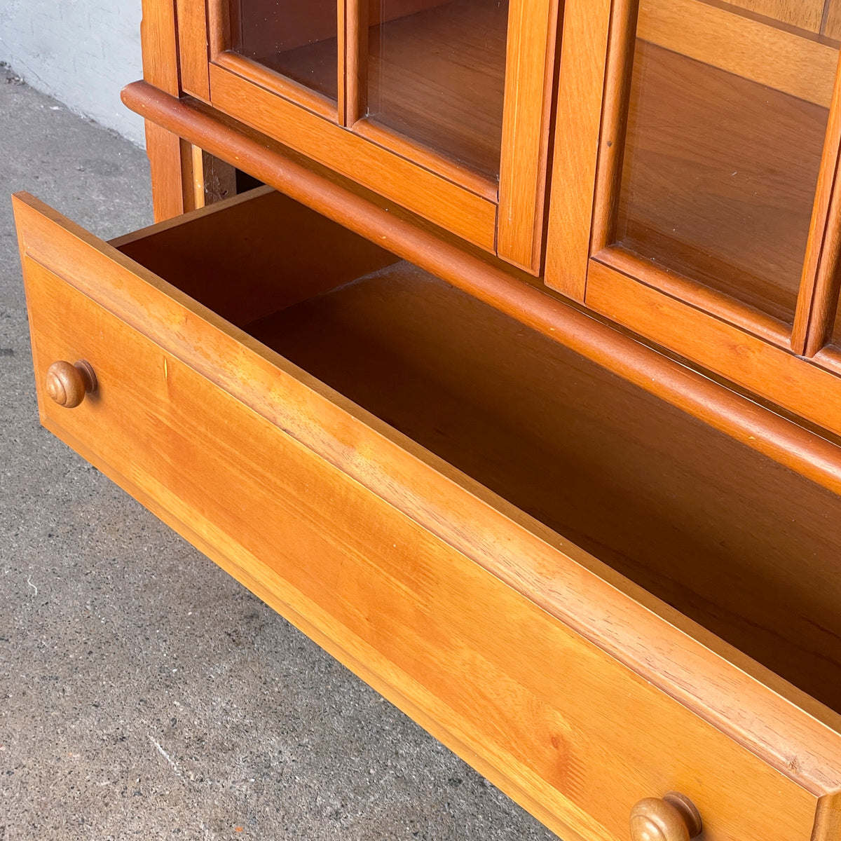 Glass Display Cabinet with Light