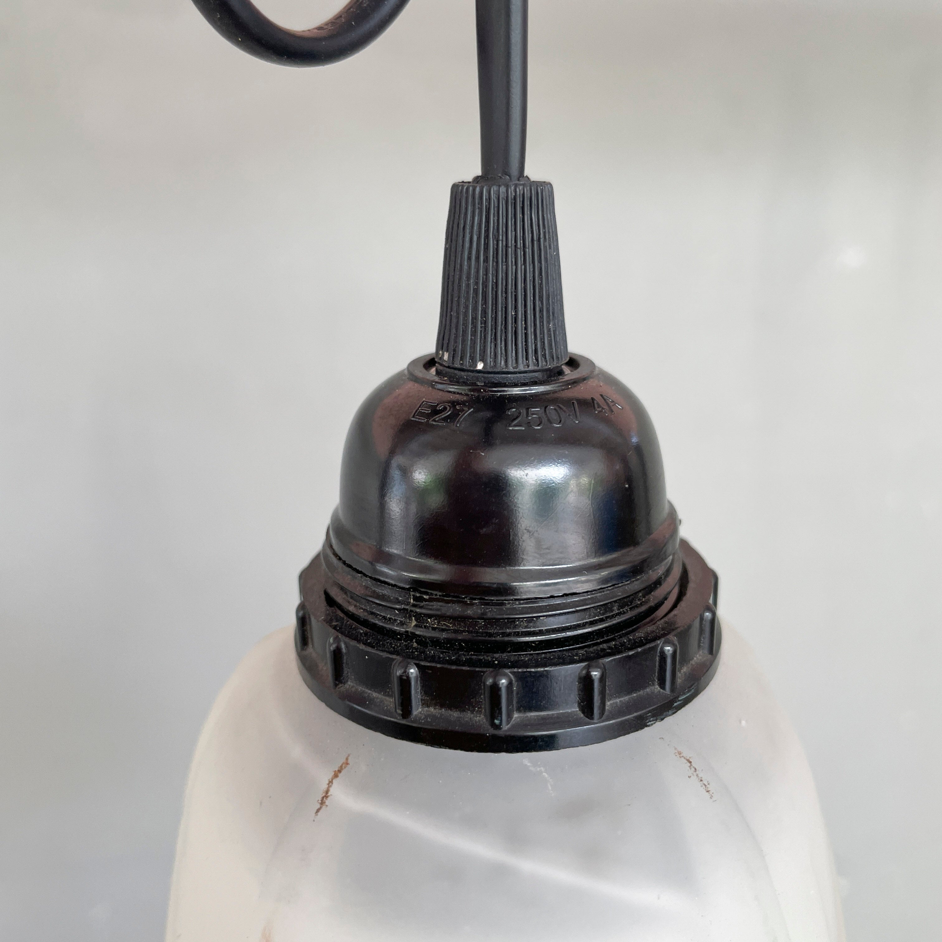 Milky Tulip Glass Pendant Light