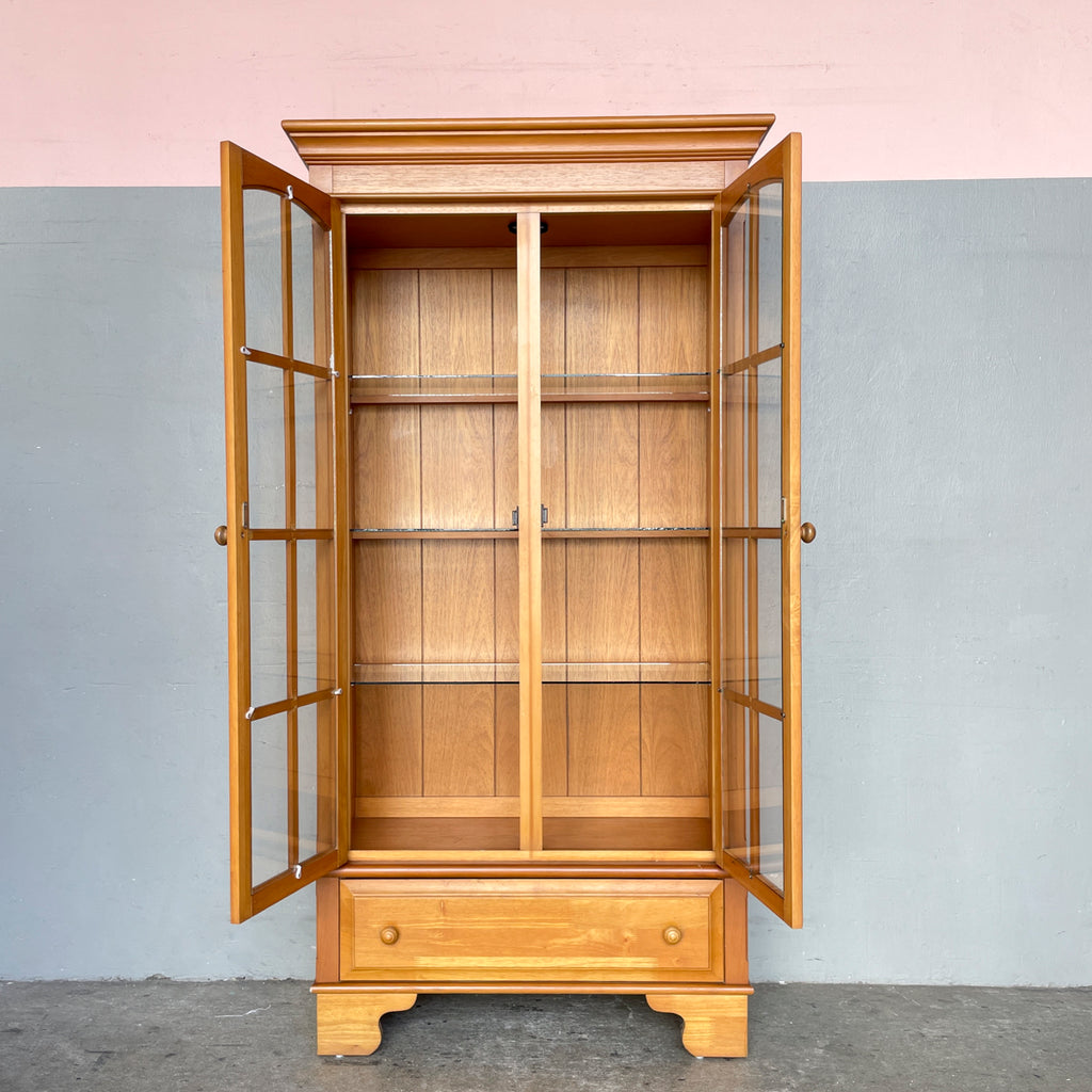 Glass Display Cabinet with Light
