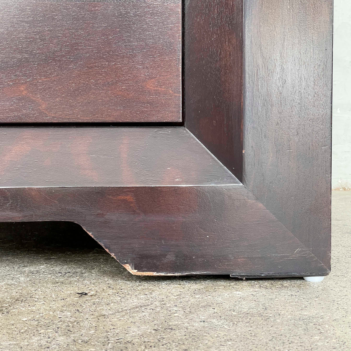 Dark Wood Six-Drawer Dresser