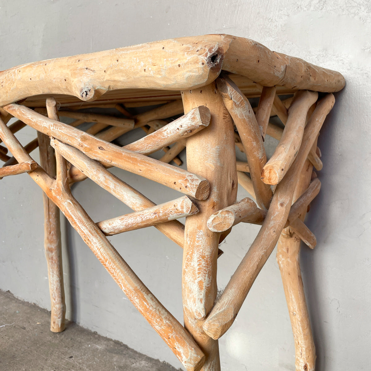Rustic Driftwood "Branches" Console Table