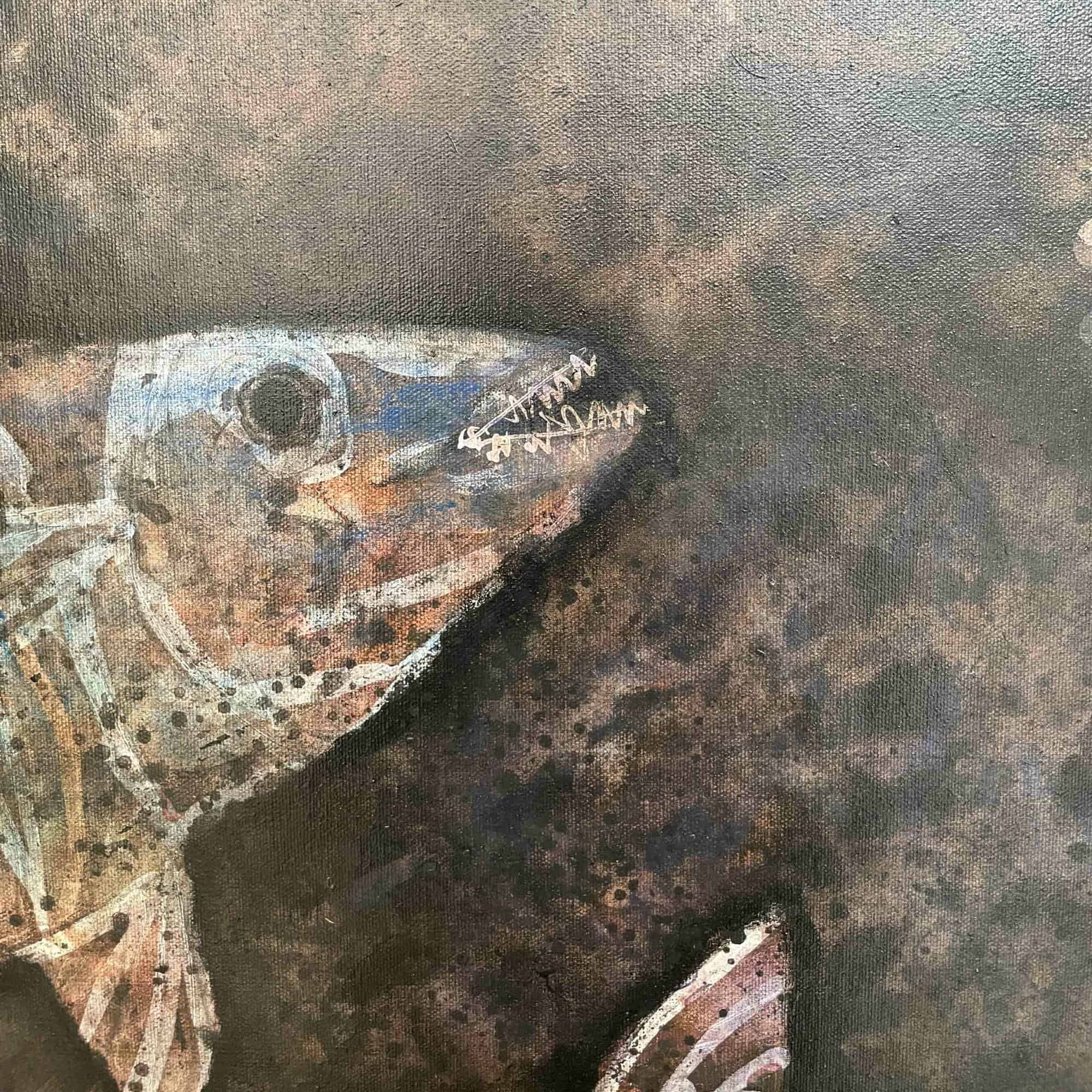 "Fishes" Acrylic Painting on Canvas