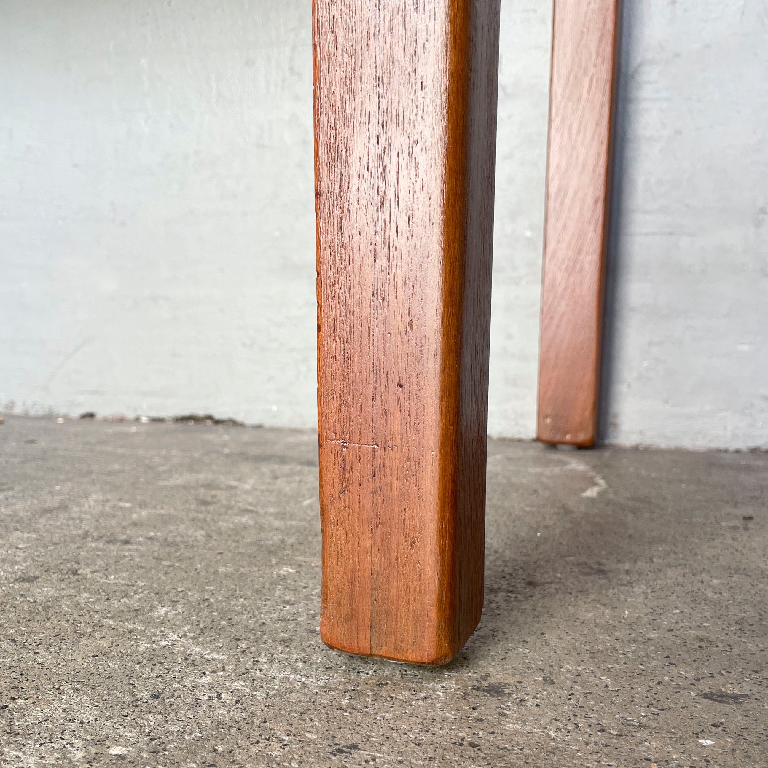 Refurbished Slim Vintage Teak Desk