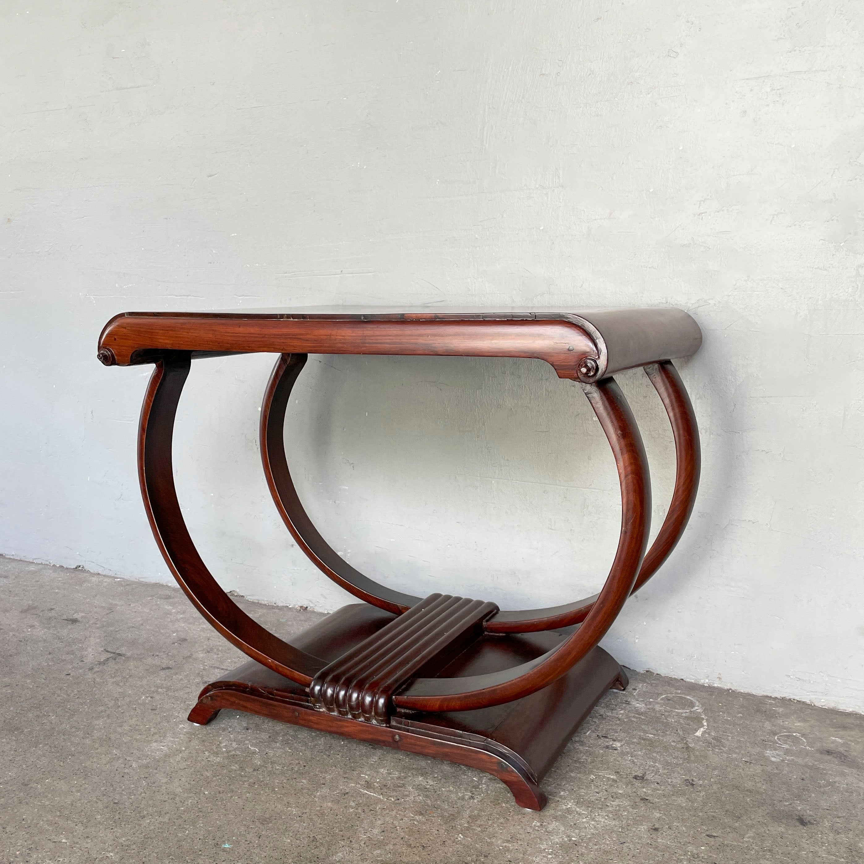 Vintage Rounded Side Table