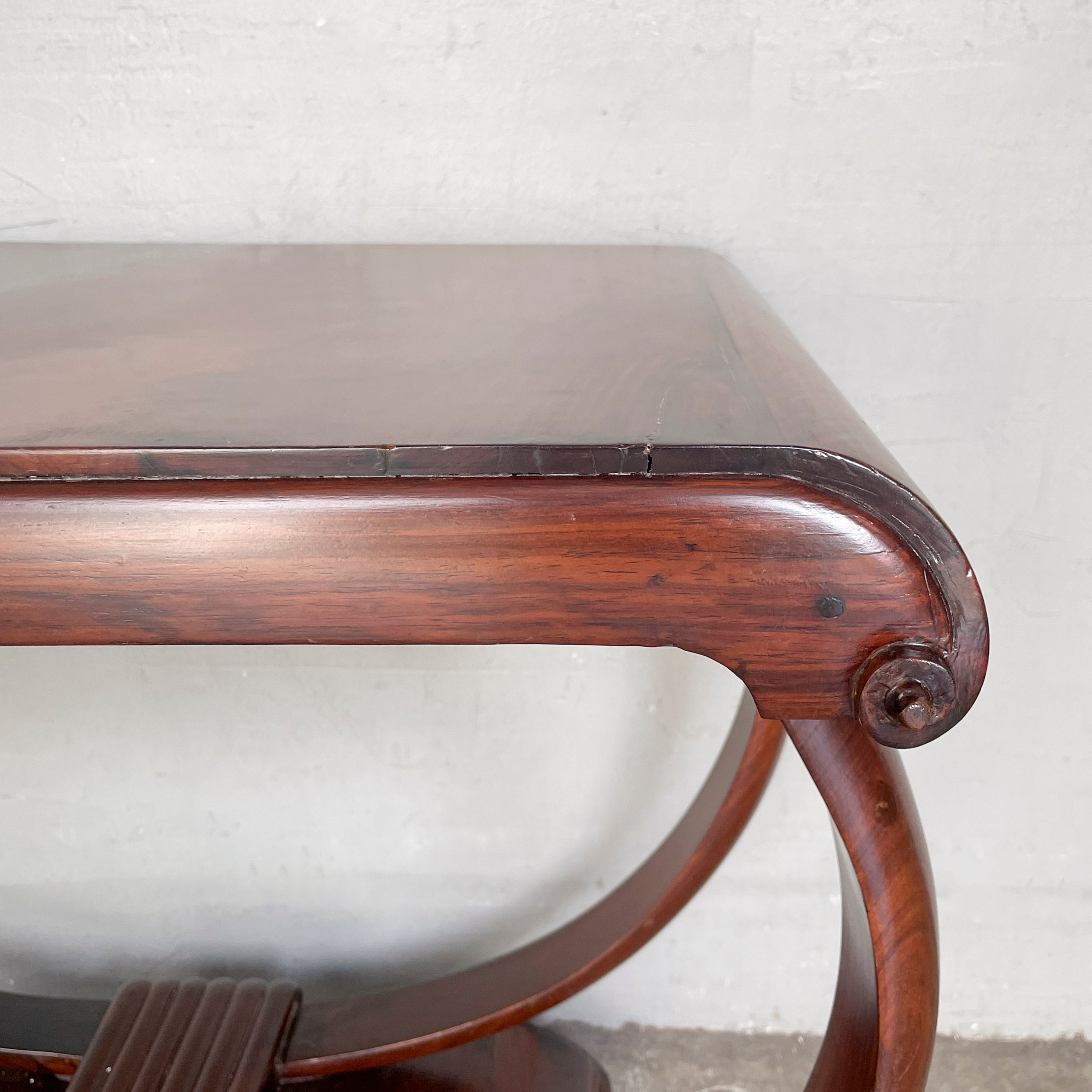 Vintage Rounded Side Table