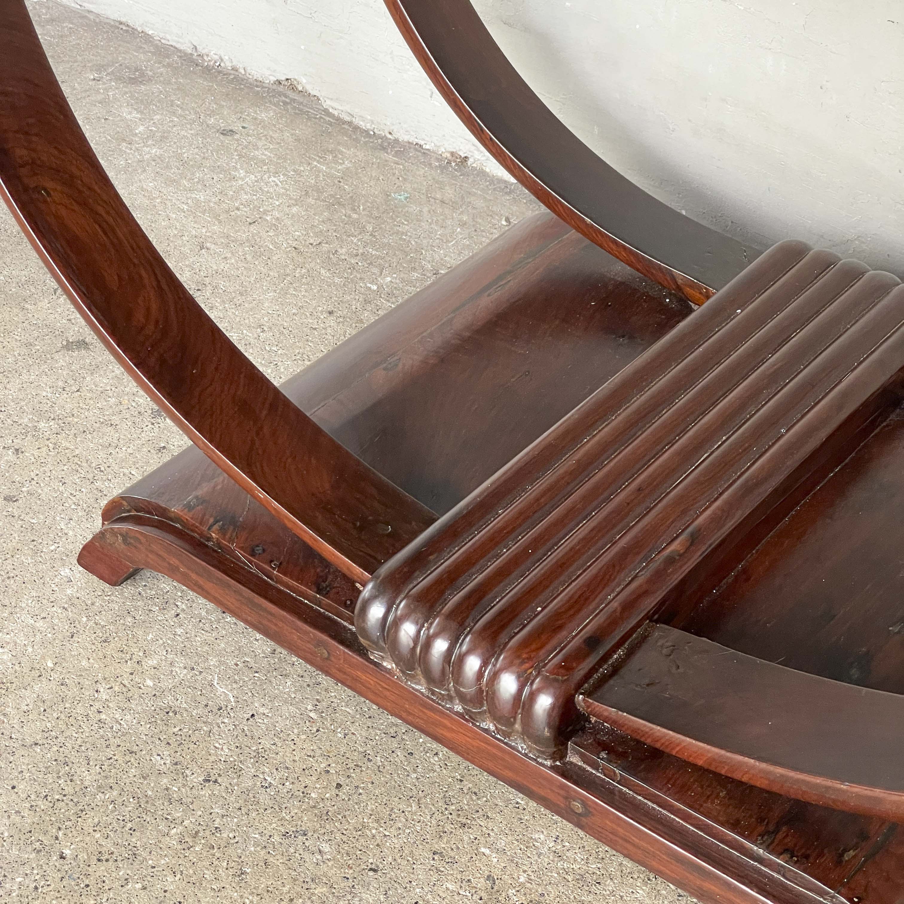 Vintage Rounded Side Table