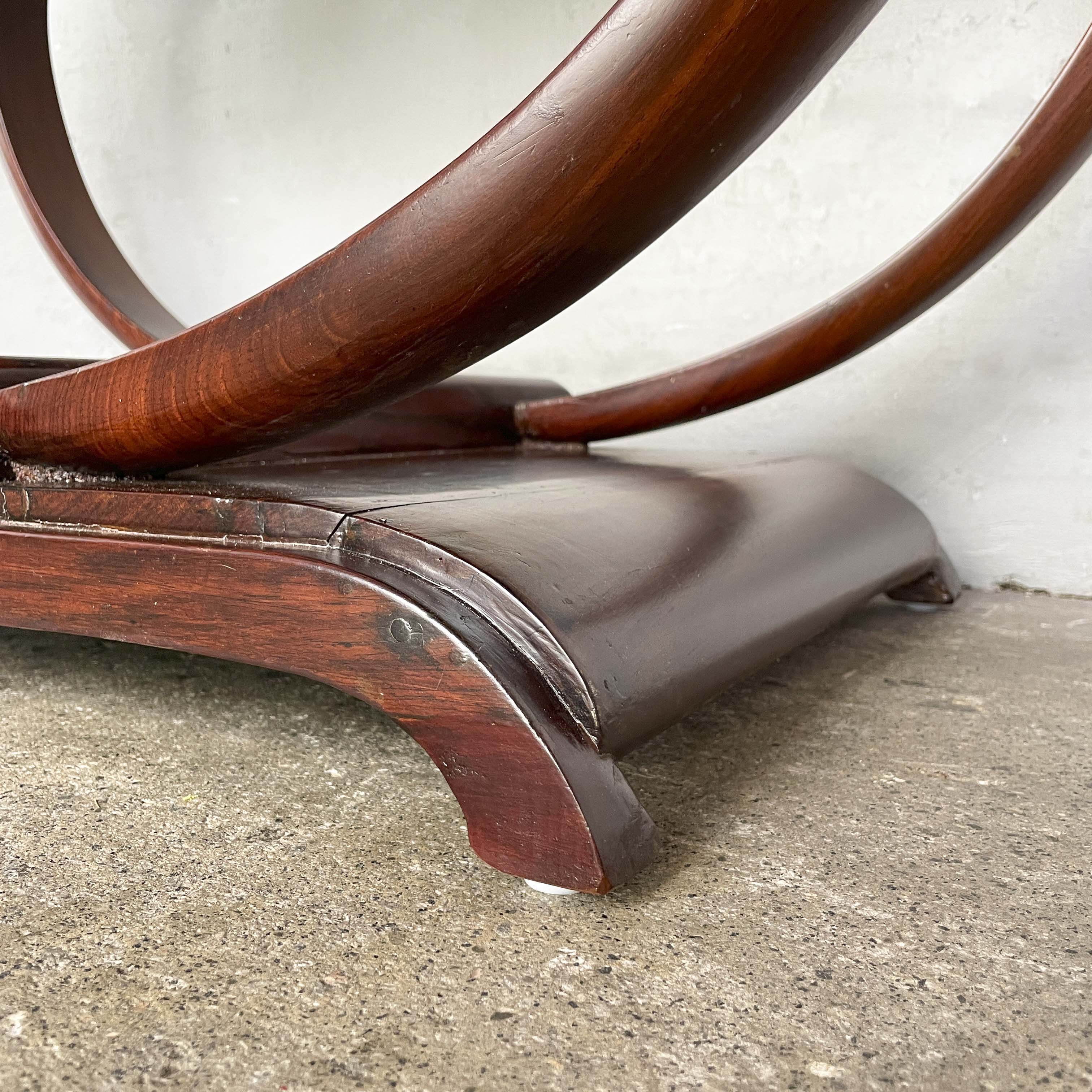Vintage Rounded Side Table
