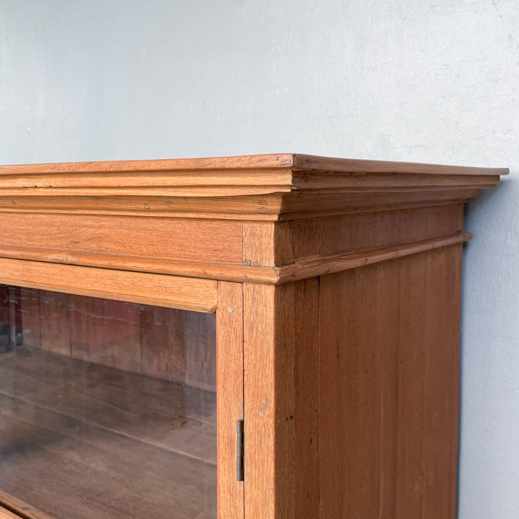 Wide Low Glass Display Cabinet