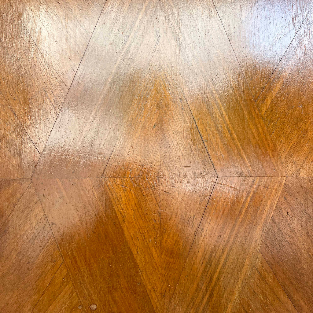 Vintage Teak Marquetry Cabinet