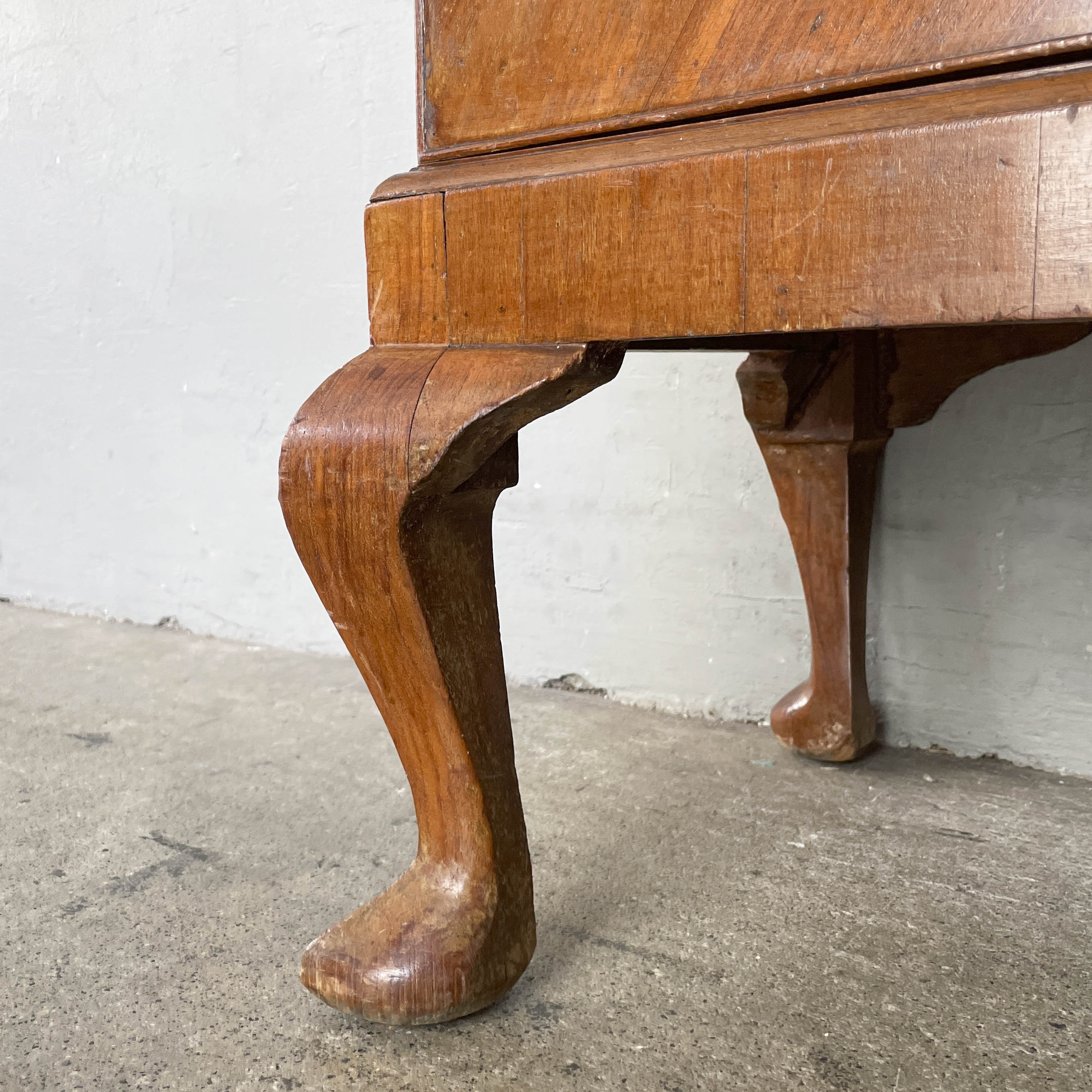 Vintage Teak Marquetry Cabinet