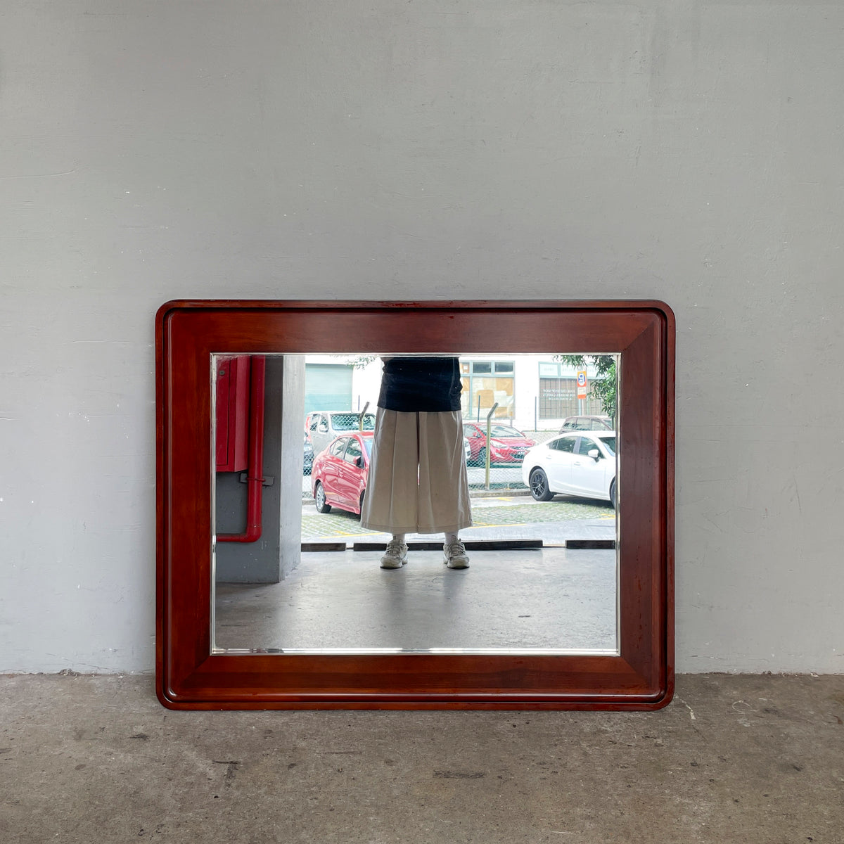 Ralph Lauren Rounded Corner Wall Mirror