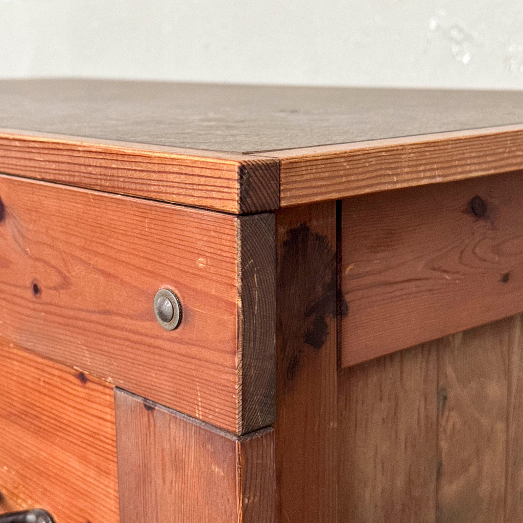 Rustic Pine Chest of Drawers