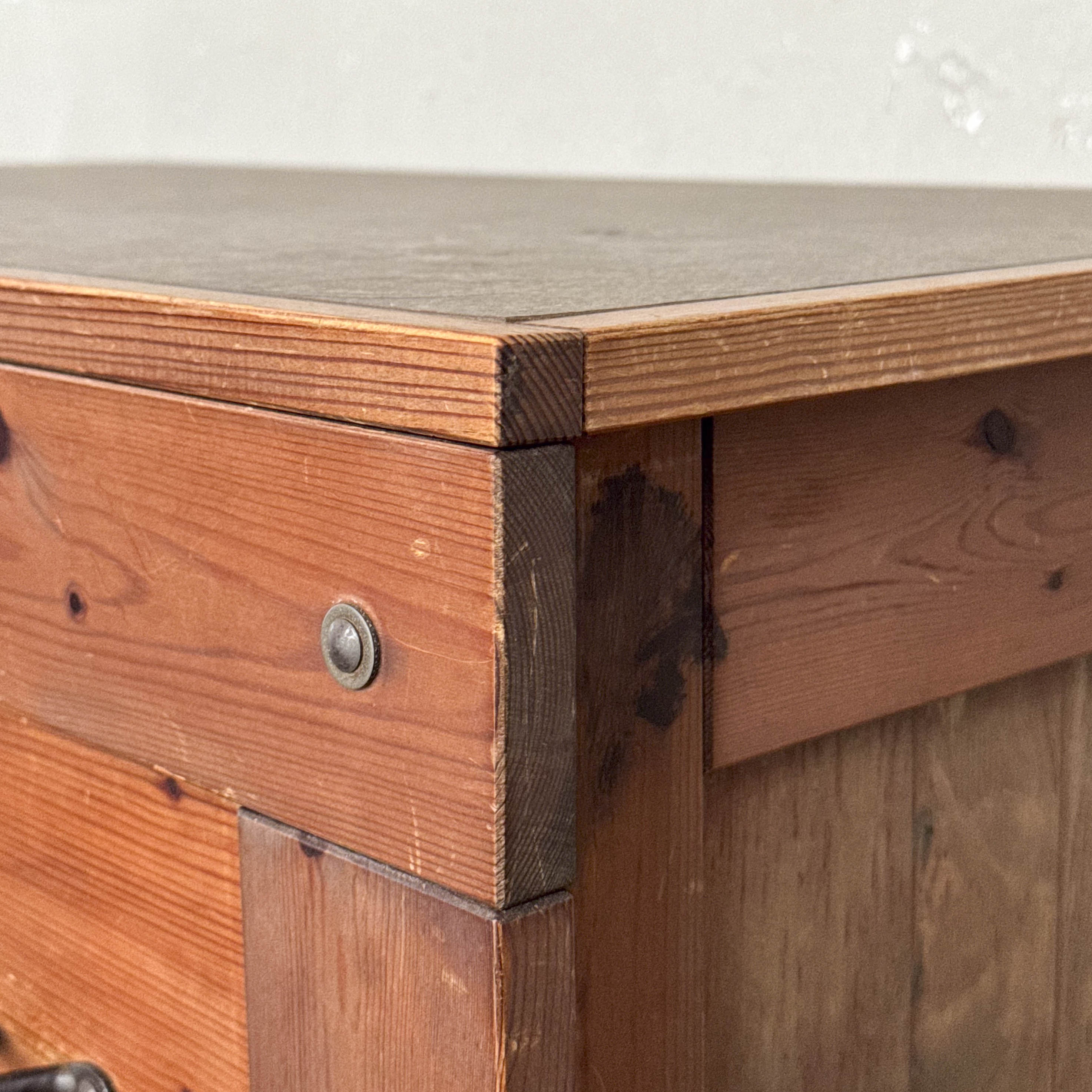Rustic Pine Chest of Drawers