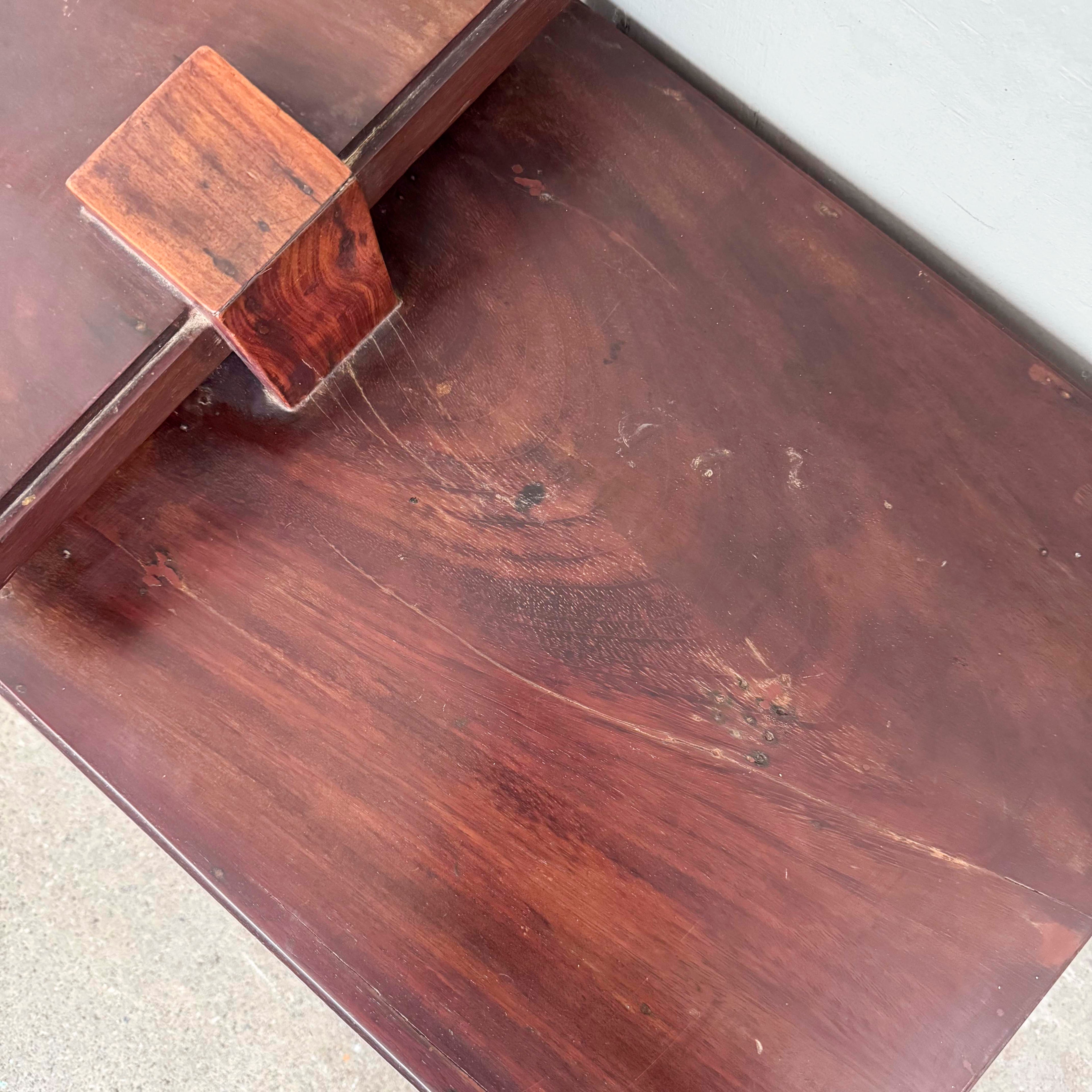Art Deco-Style 2-Tier Side Table