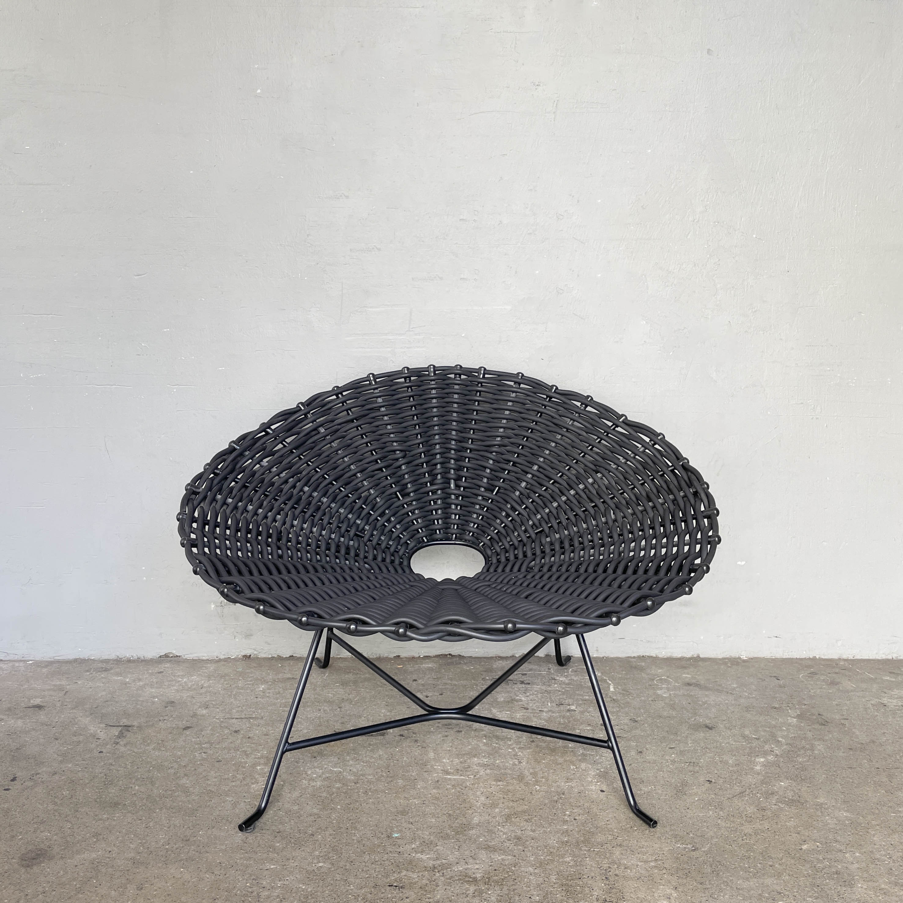 Black Gervasoni Sweet 27 Lounge Chair