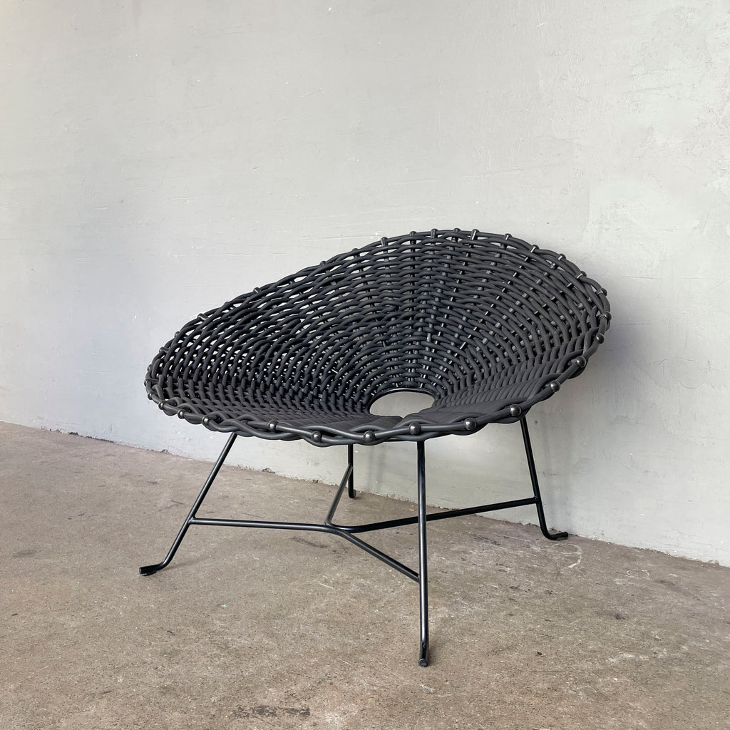 Black Gervasoni Sweet 27 Lounge Chair