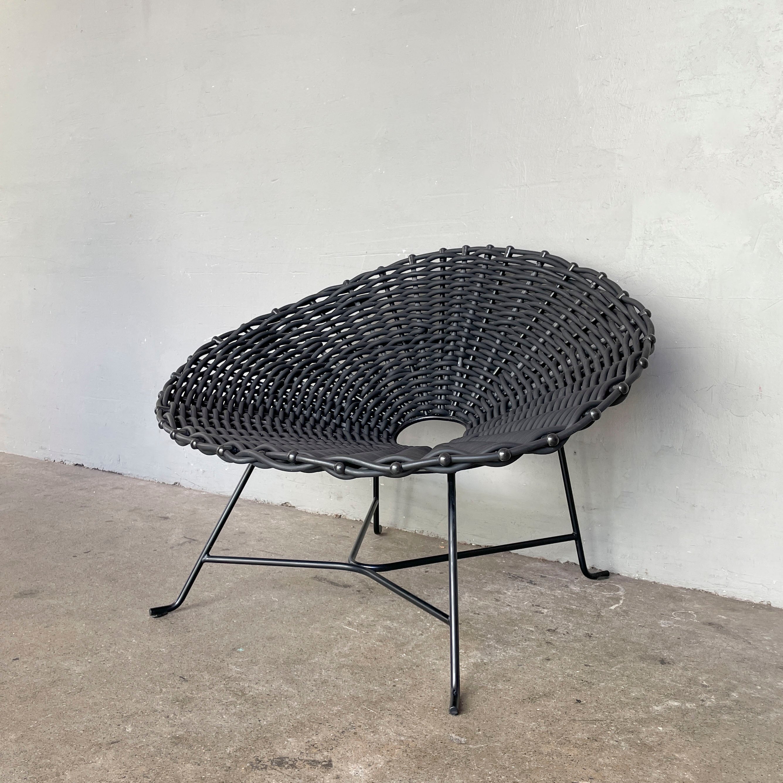 Black Gervasoni Sweet 27 Lounge Chair