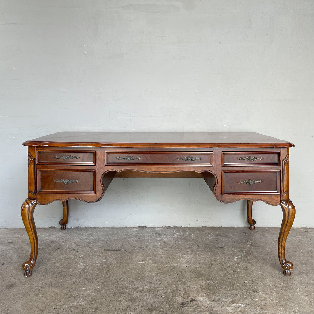 Elegant Marquetry Writing Desk