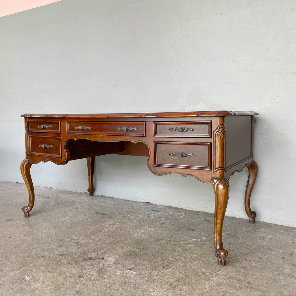 Elegant Marquetry Writing Desk