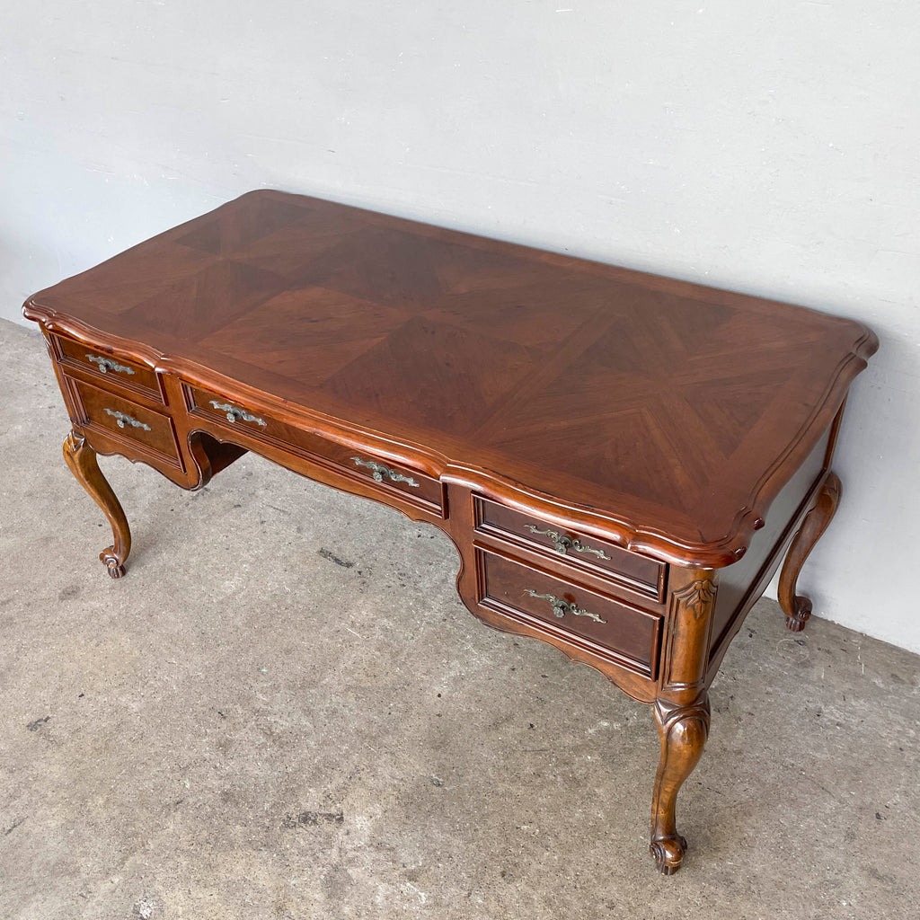 Elegant Marquetry Writing Desk