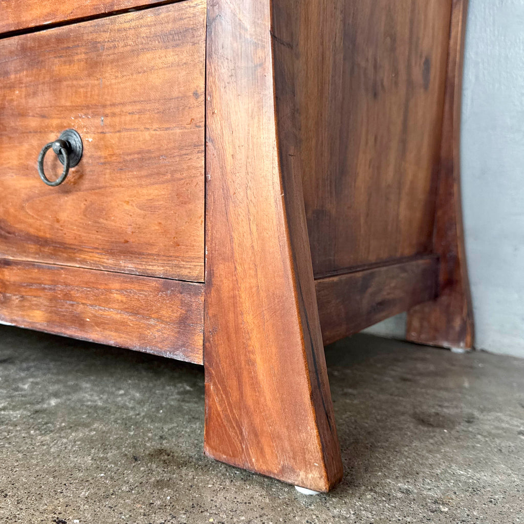 Teak Sideboard with Flared Sides