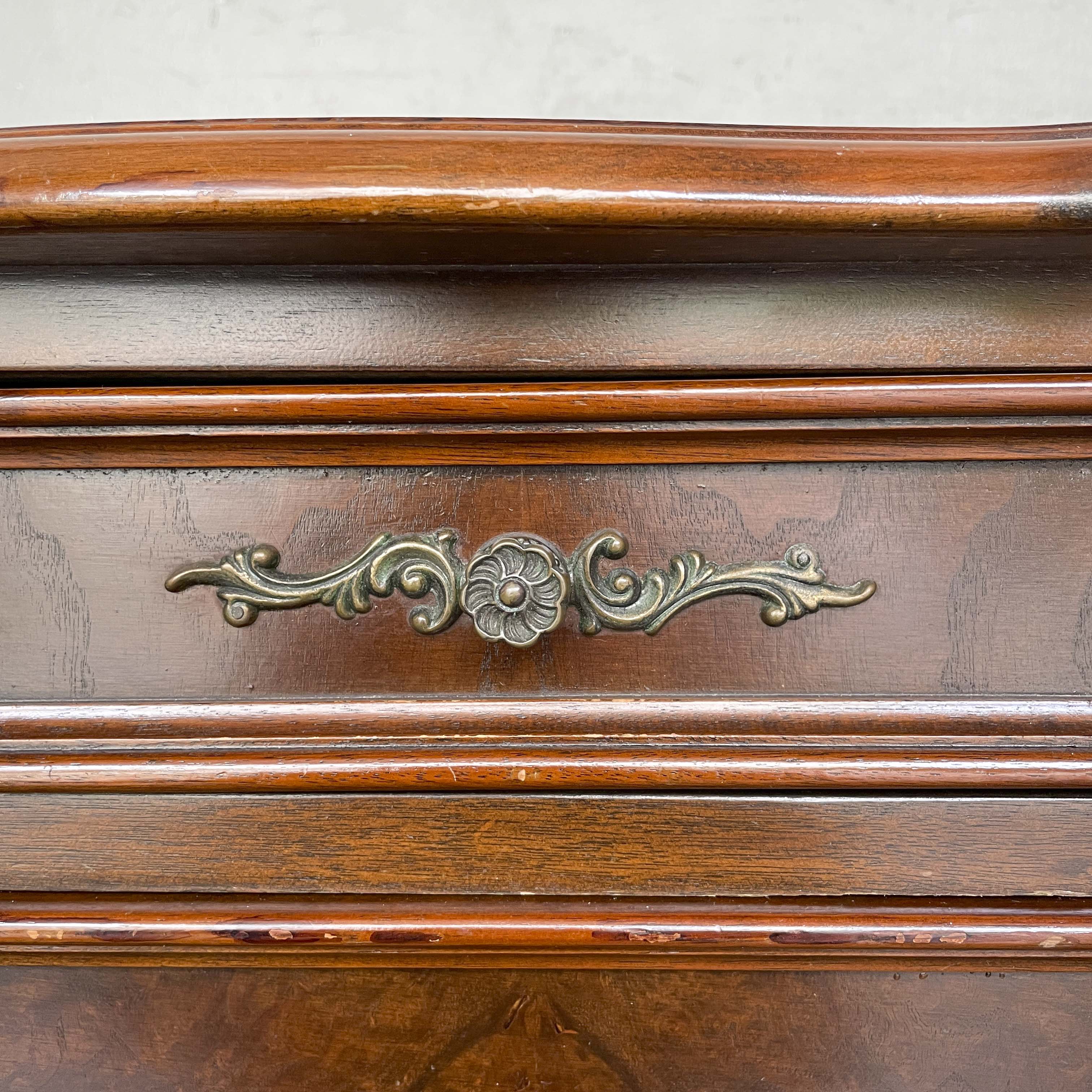 Elegant Marquetry Writing Desk