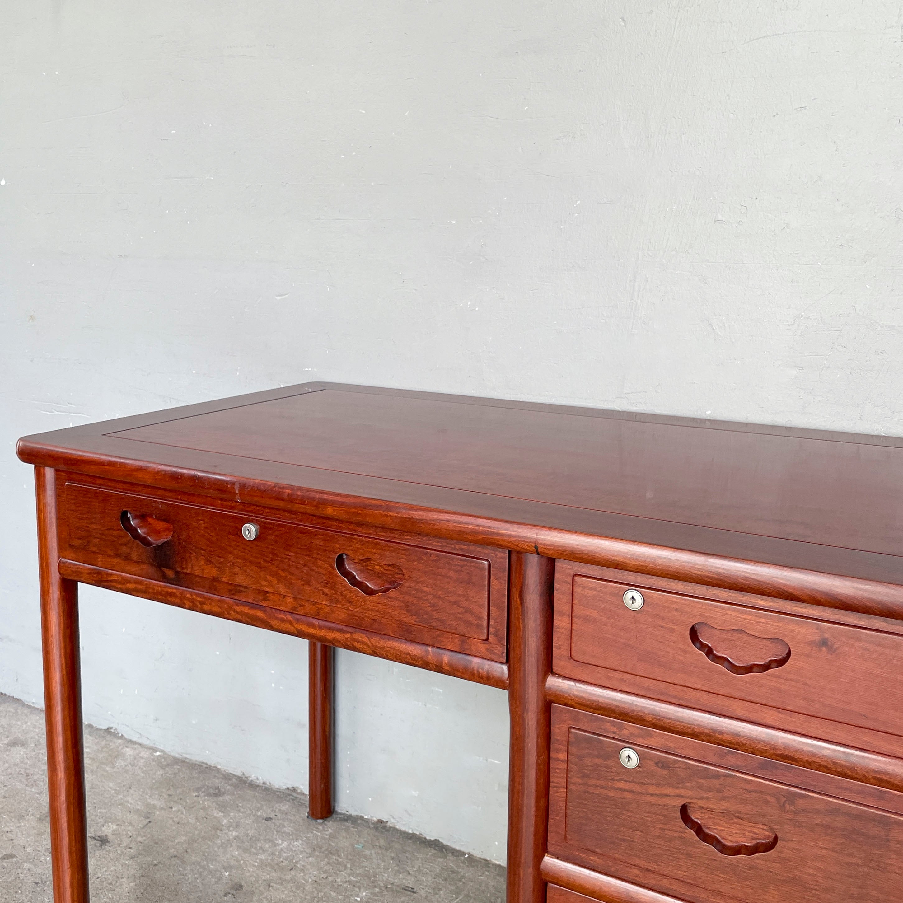 Rounded Rosewood Writing Desk