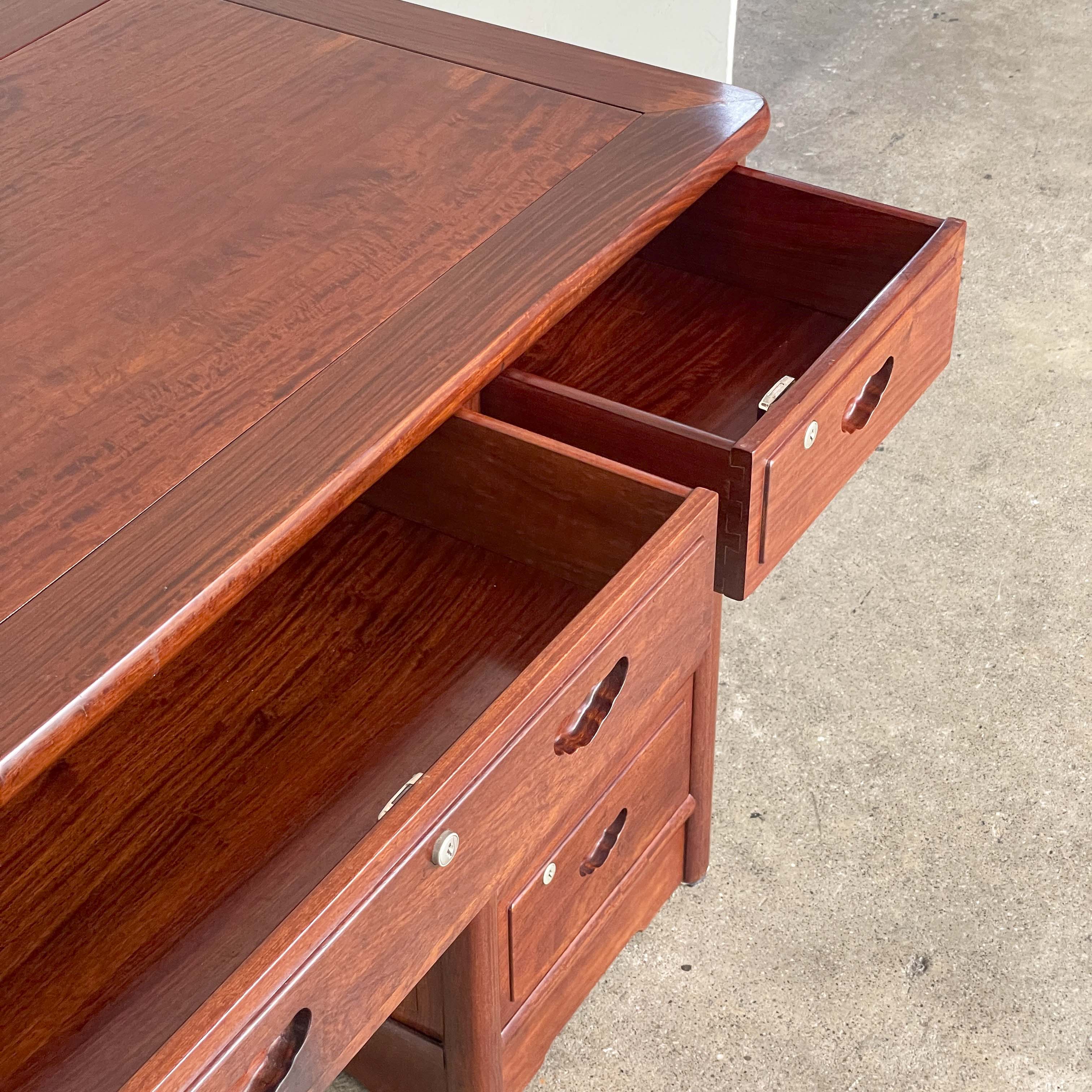 Rounded Rosewood Writing Desk