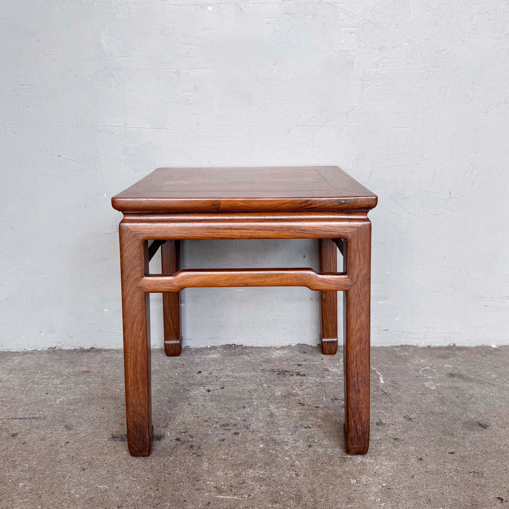 Chinese Armchair Pair with Accent Table