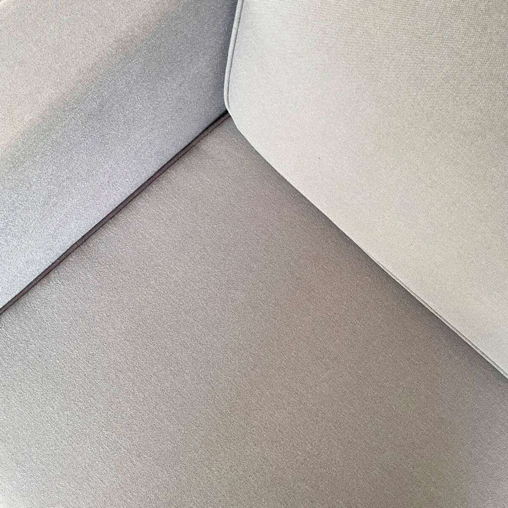 Grey Boxy 2-Seater Sofa