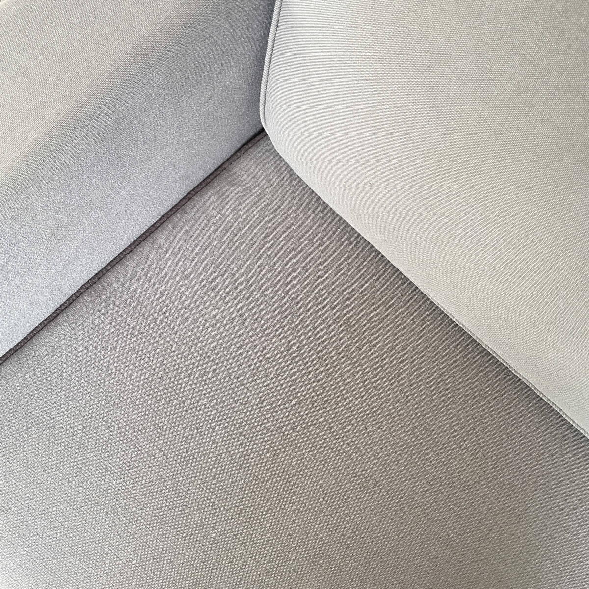 Grey Boxy 2-Seater Sofa