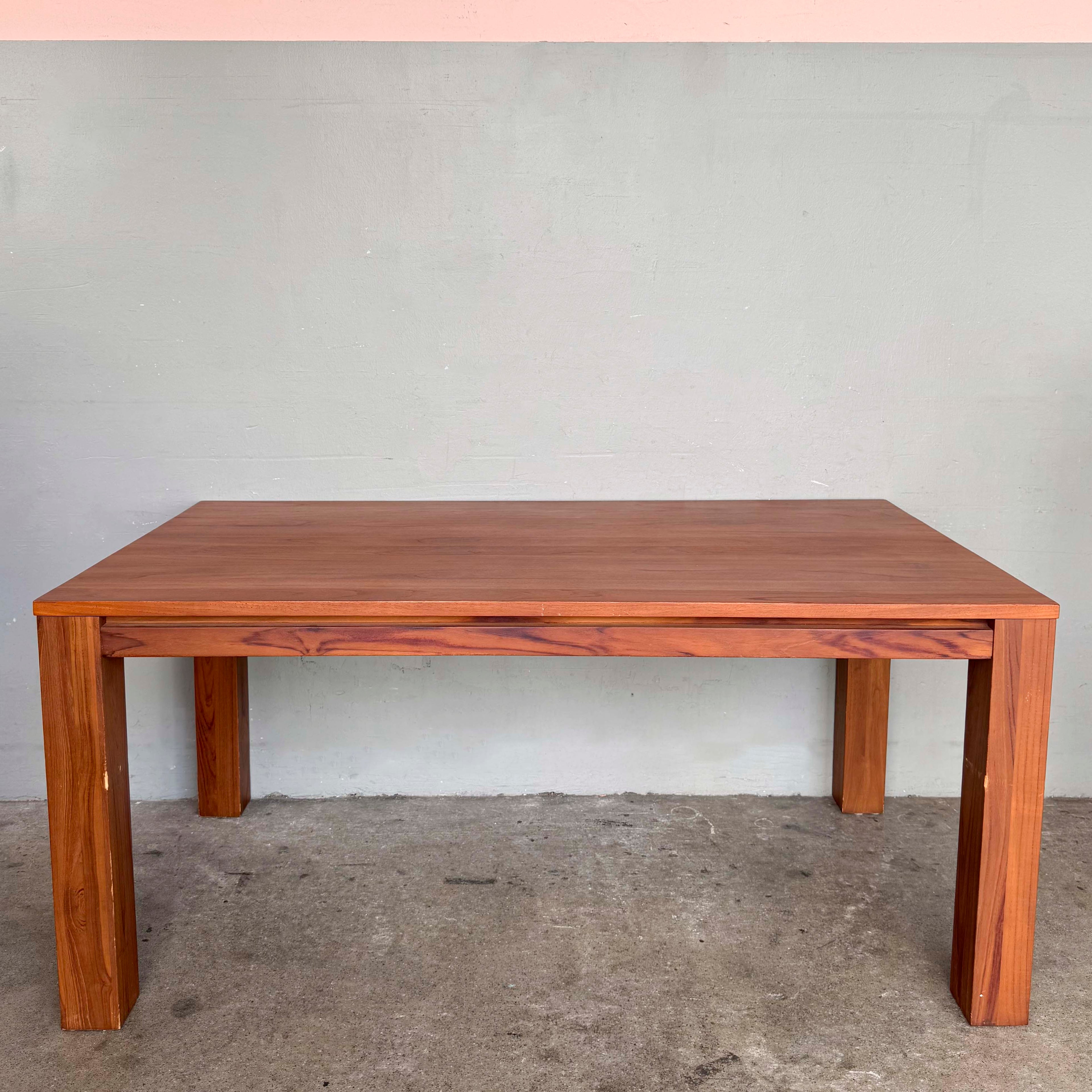 Scanteak Dining Table Set with 6 Chairs