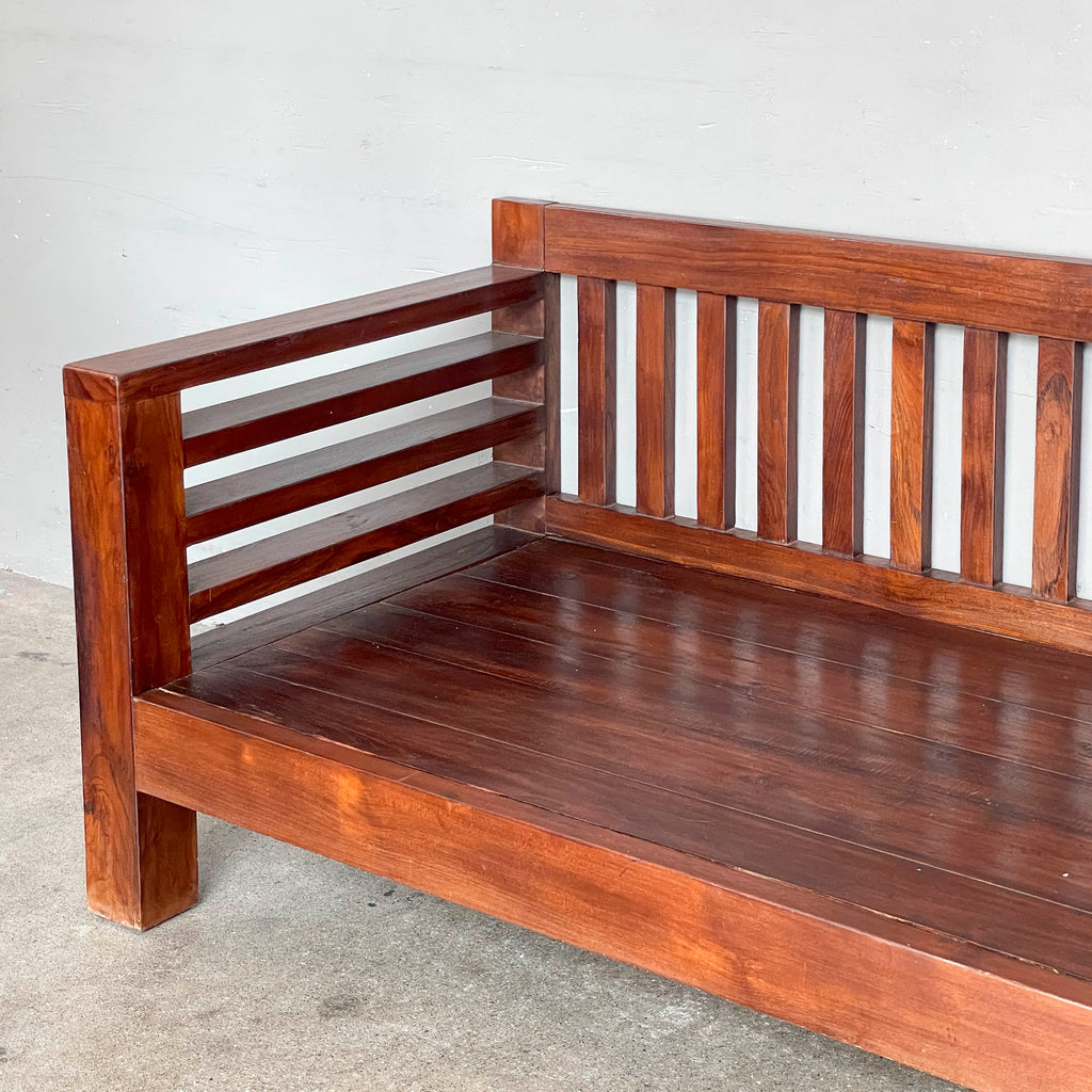 Low Teak Lounge Daybed