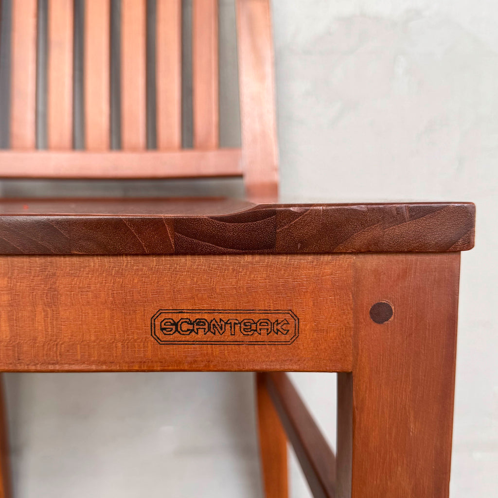 Scanteak Dining Table Set with 6 Chairs