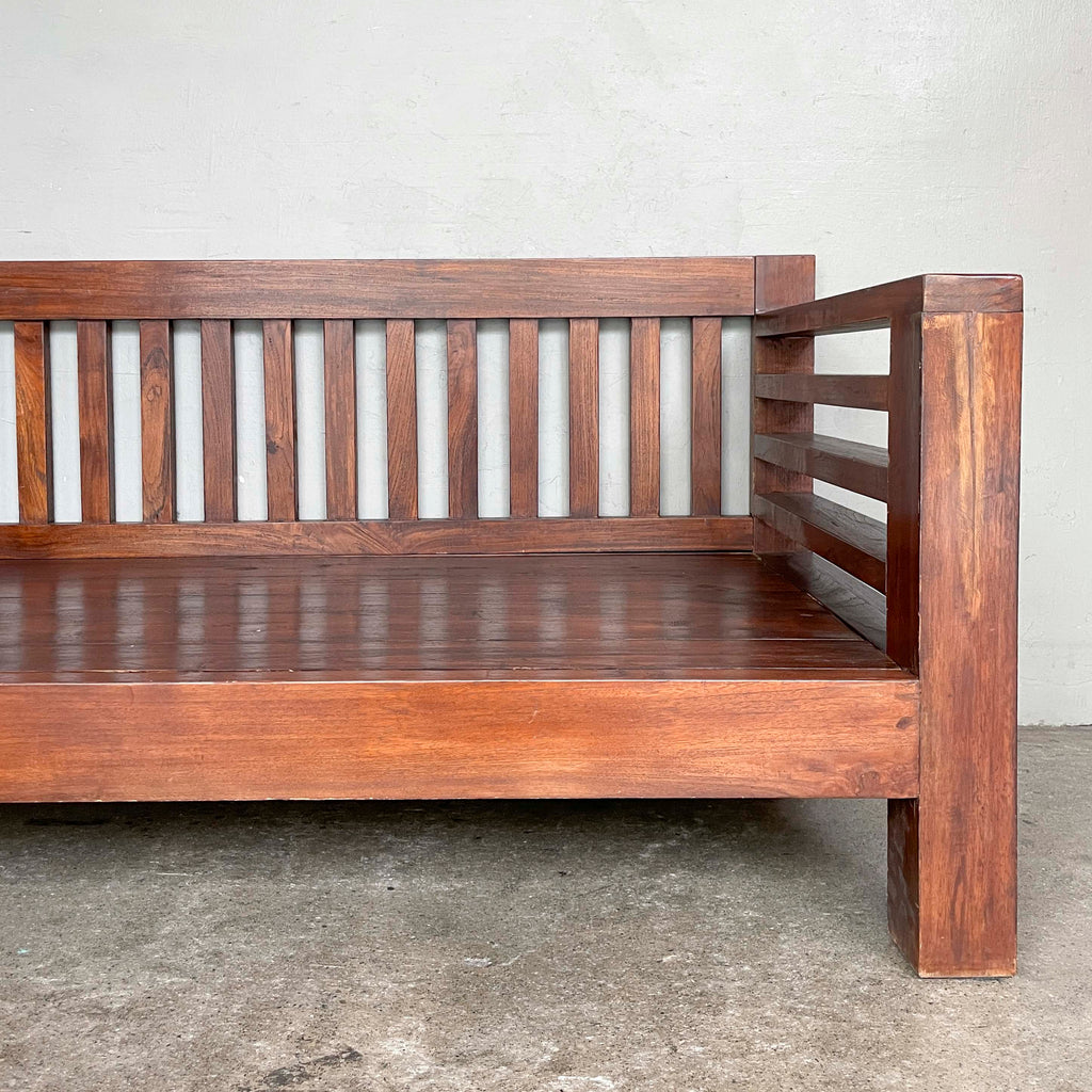 Low Teak Lounge Daybed