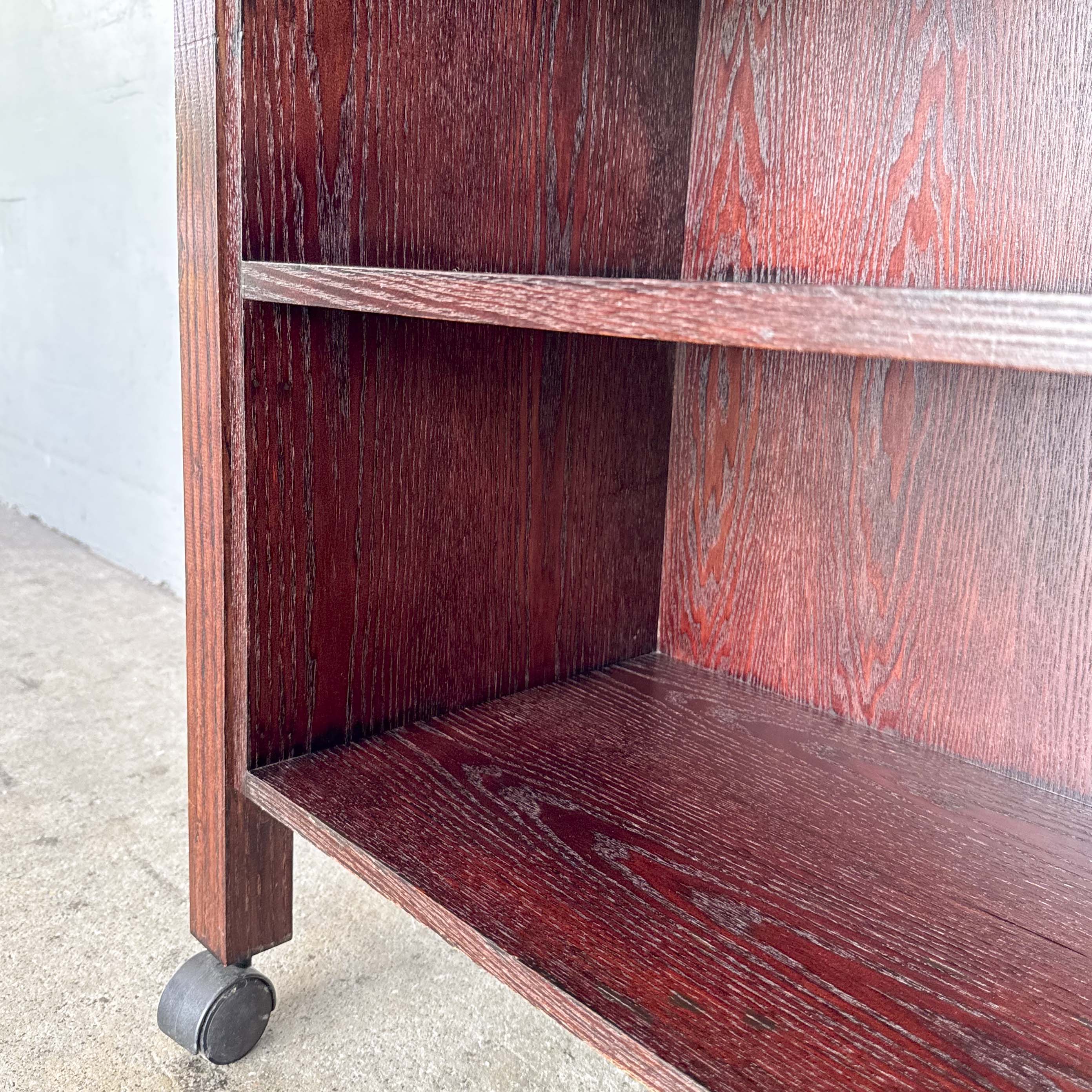 Compact Wooden Utility Trolley