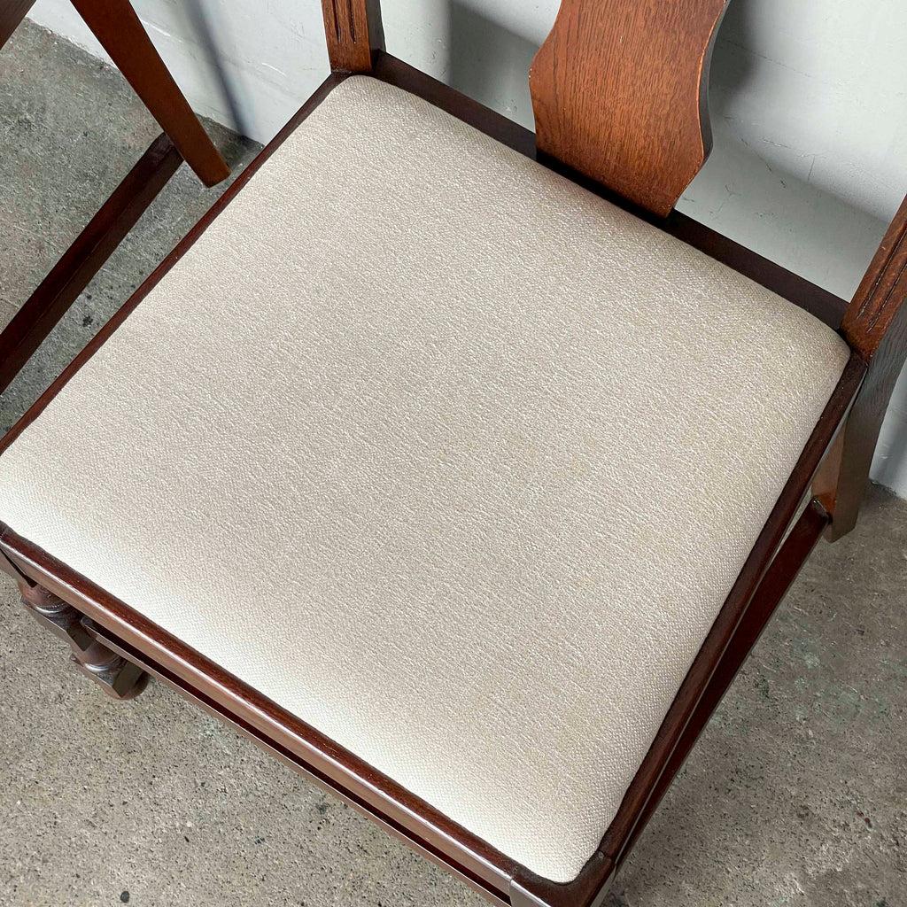 Upholstered Medallion Back Dining Chairs (Set of 6)