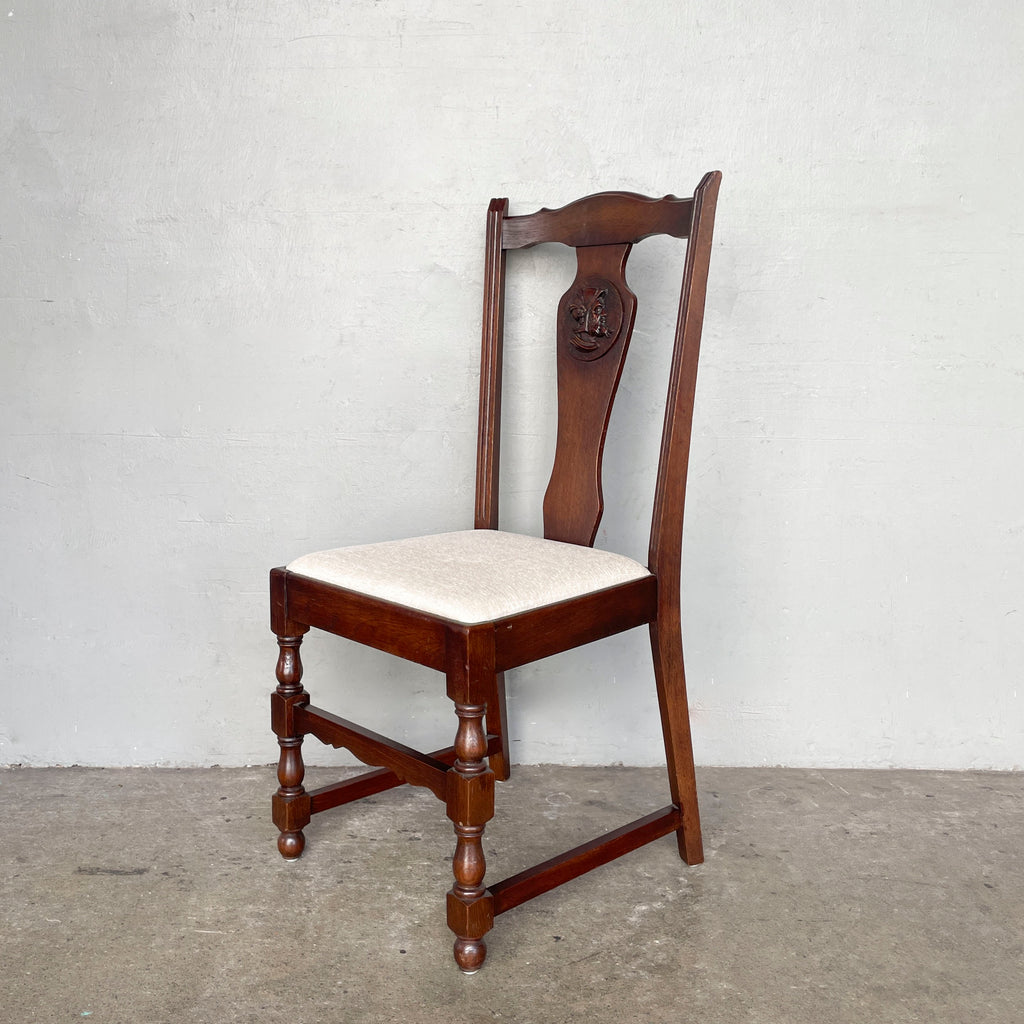 Upholstered Medallion Back Dining Chairs (Set of 6)