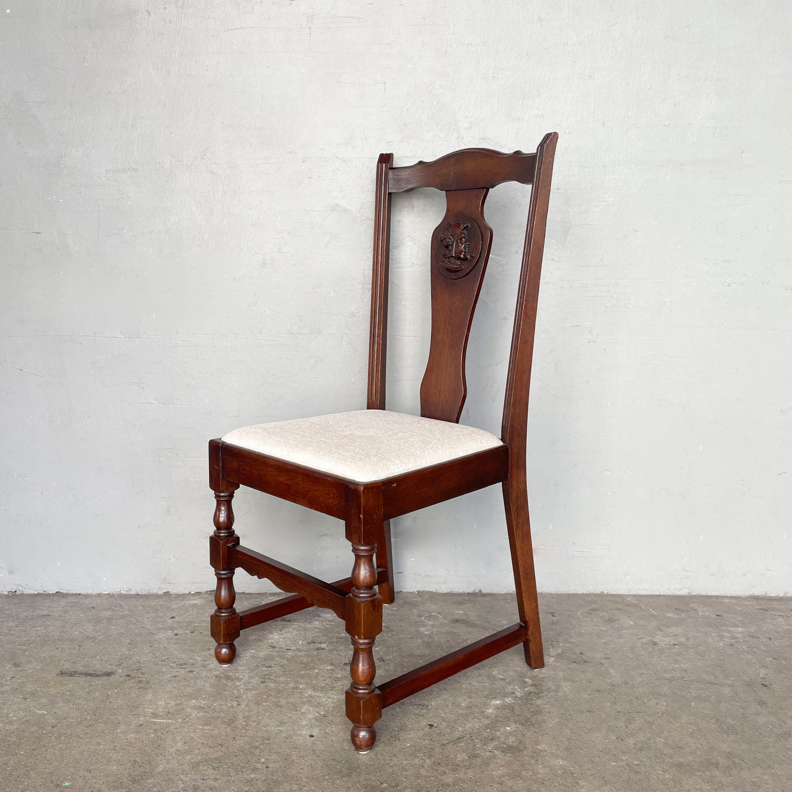 Upholstered Medallion Back Dining Chairs (Set of 6)