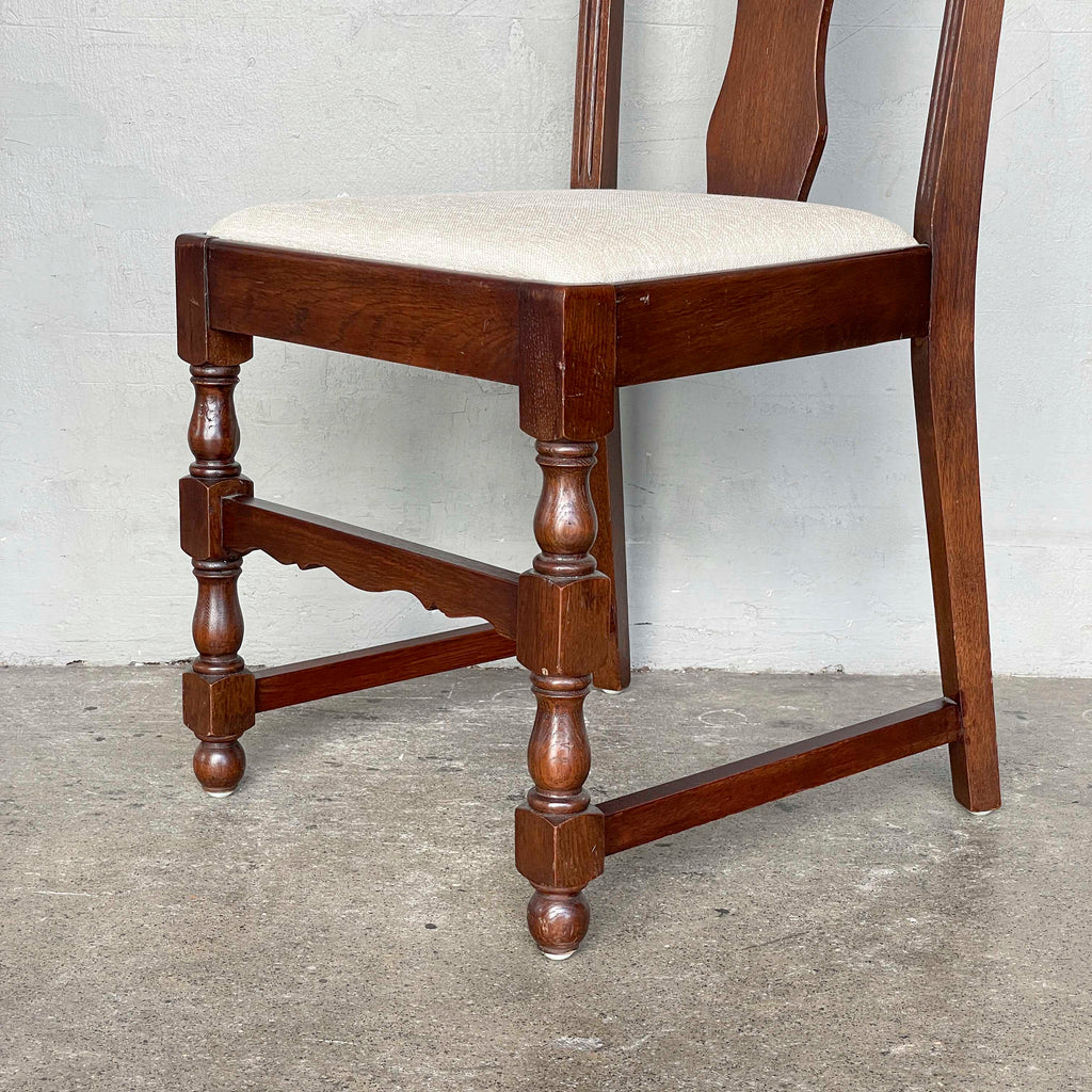 Upholstered Medallion Back Dining Chairs (Set of 6)