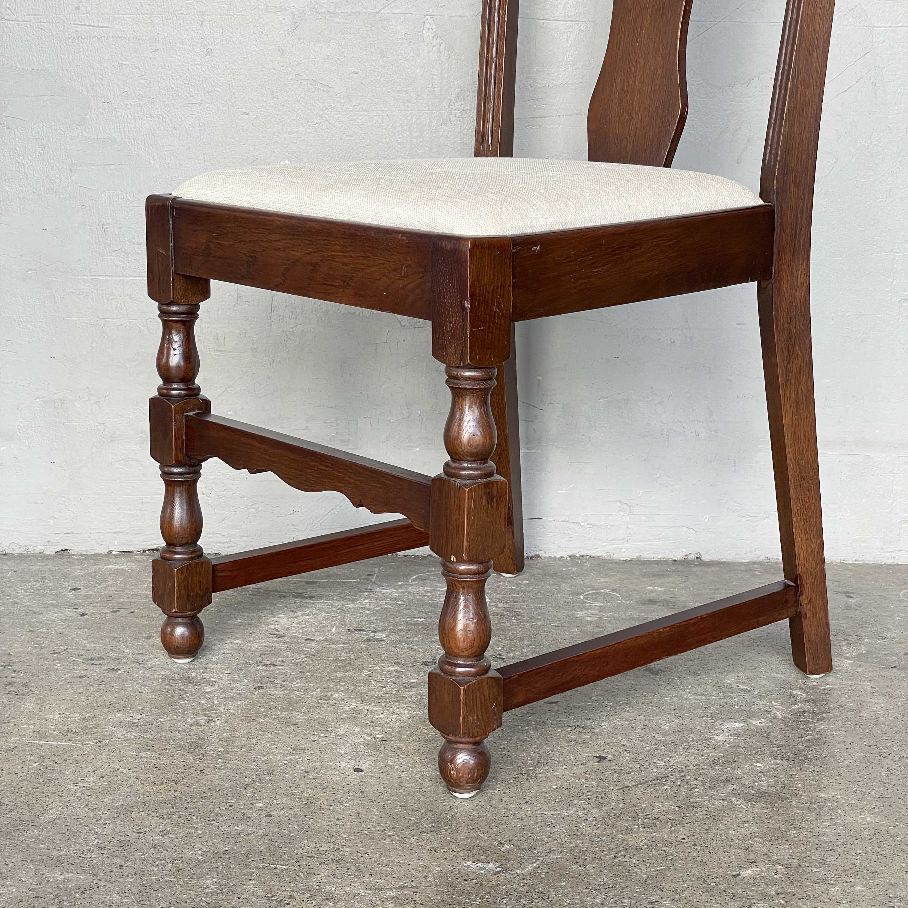 Upholstered Medallion Back Dining Chairs (Set of 6)
