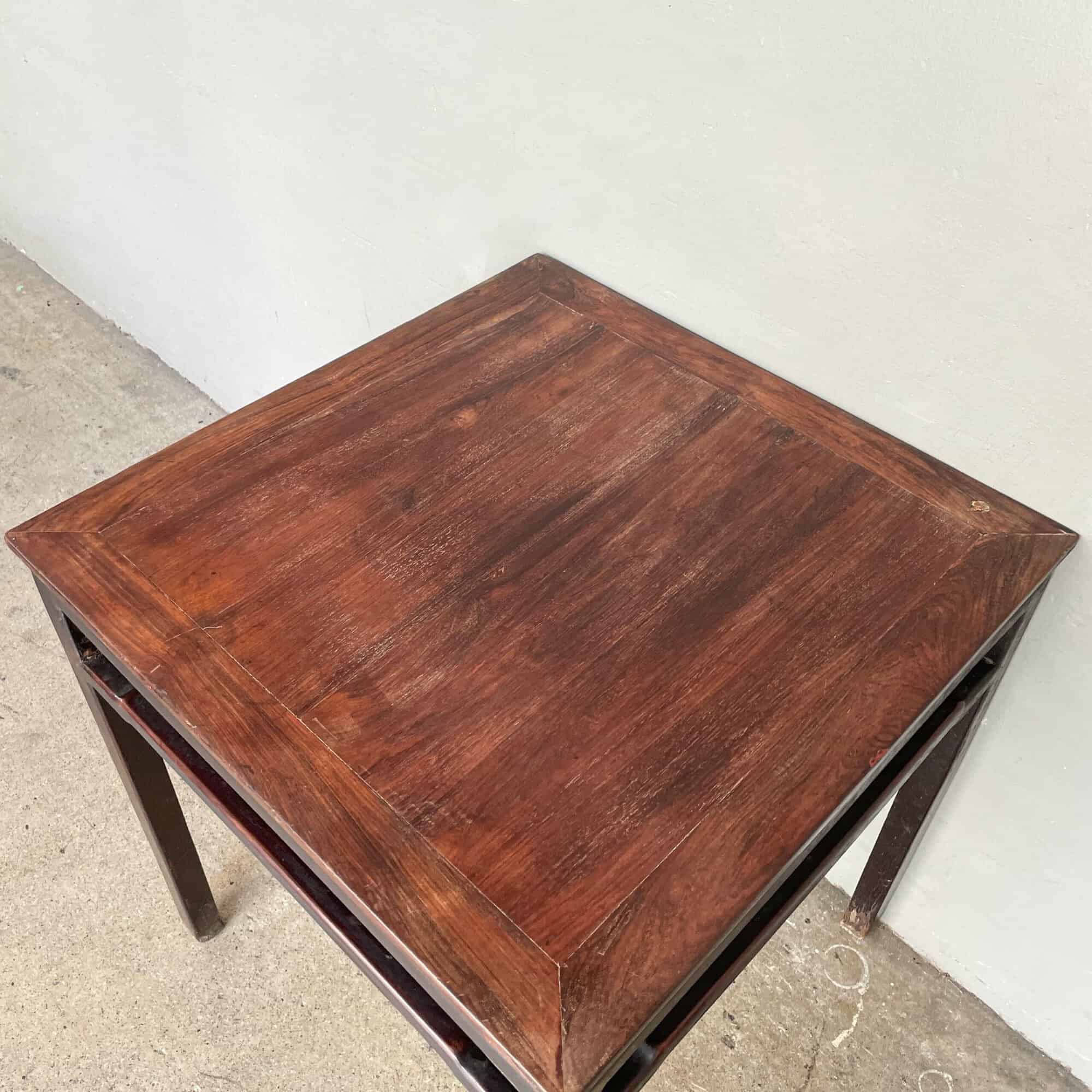 Chinese Hardwood Tea Table