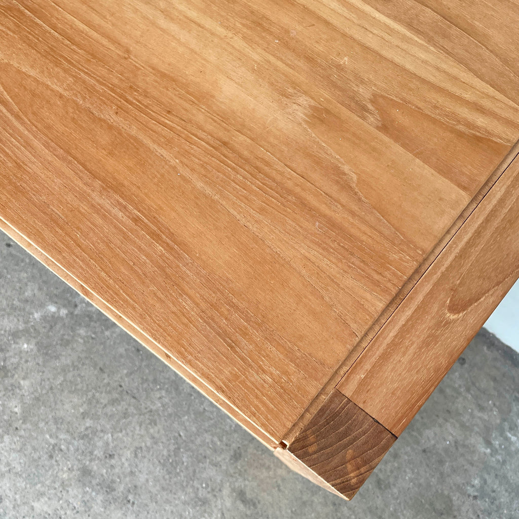 Teak & Acacia Sideboard with Textured Doors