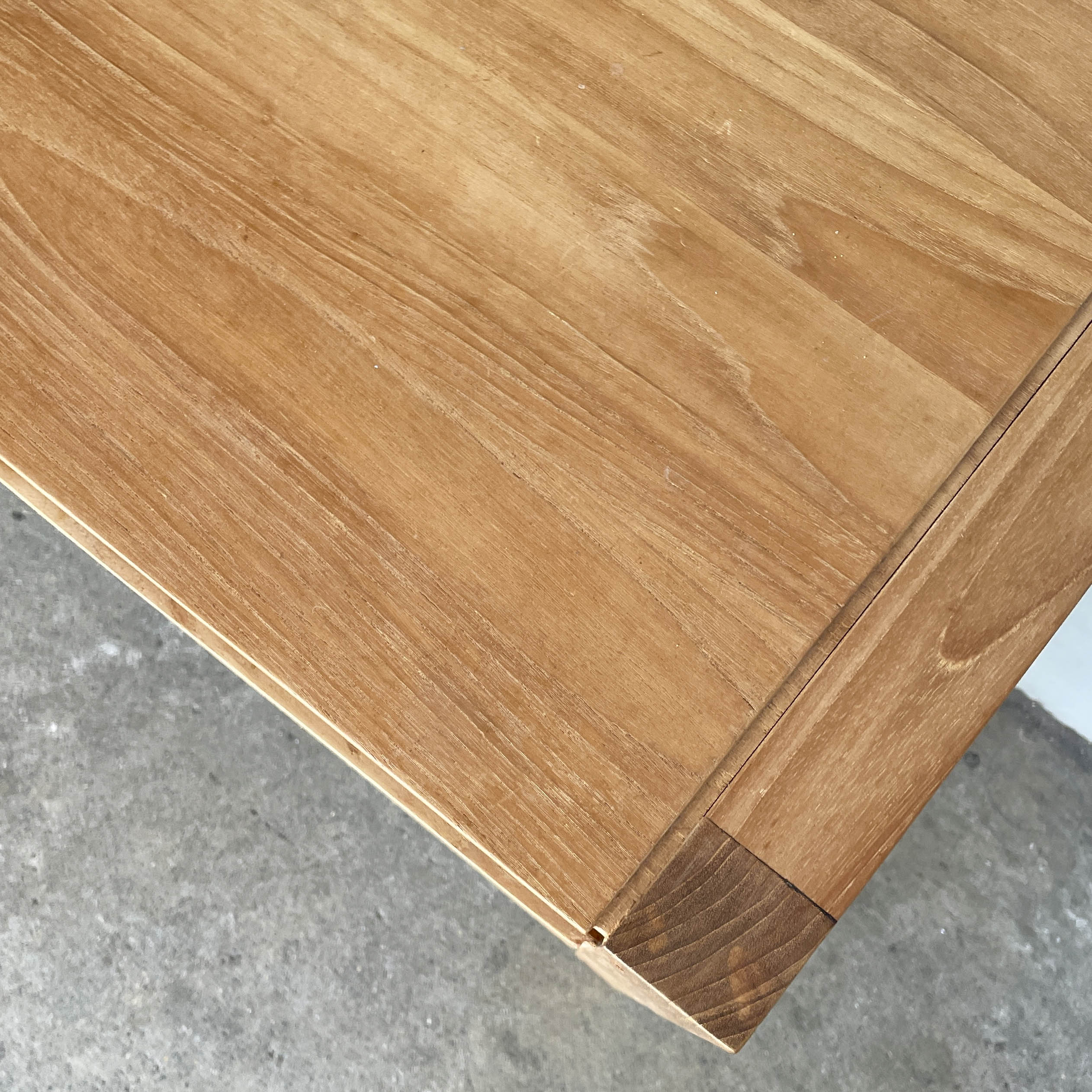 Teak & Acacia Sideboard with Textured Doors