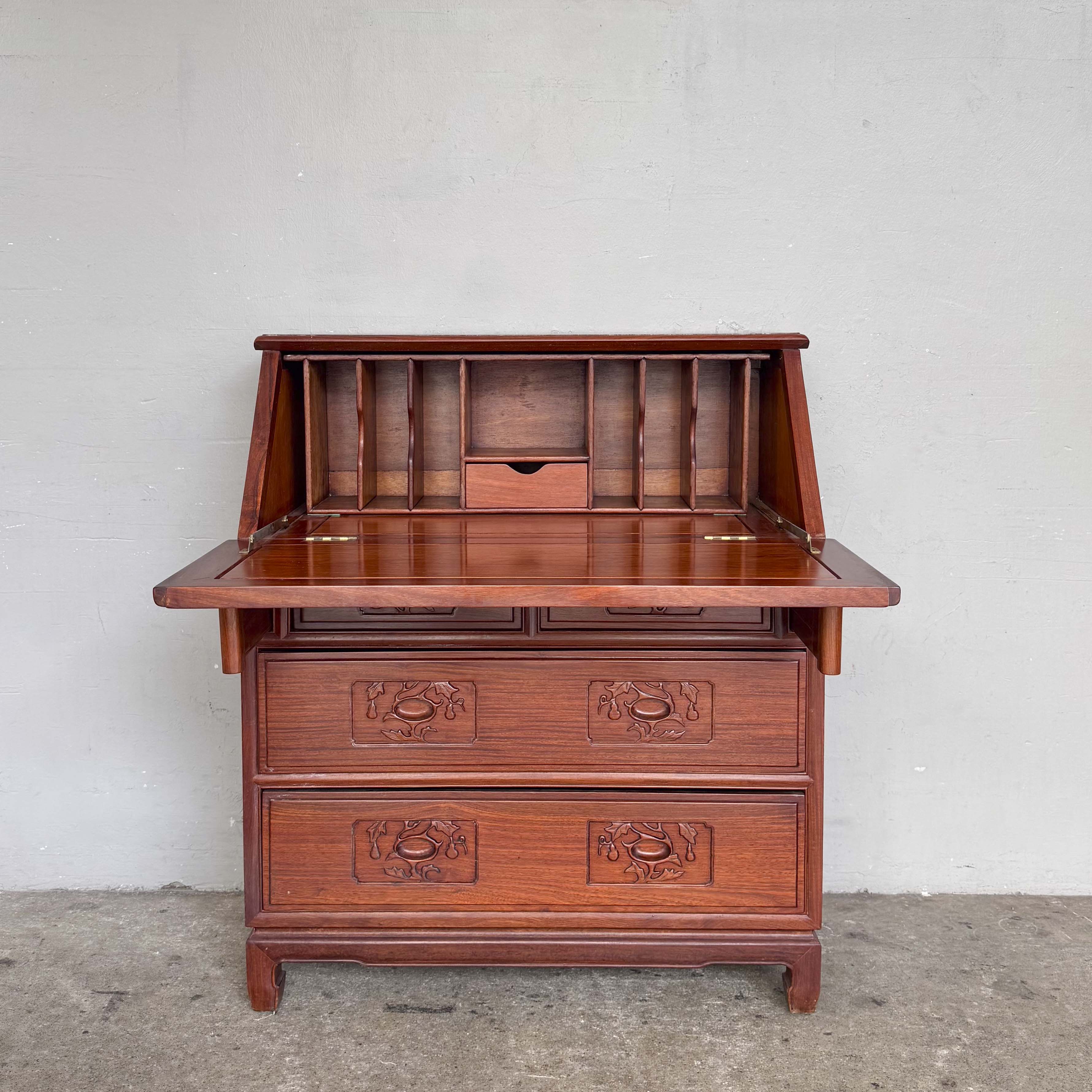 Rosewood Flip-Top Writing Bureau