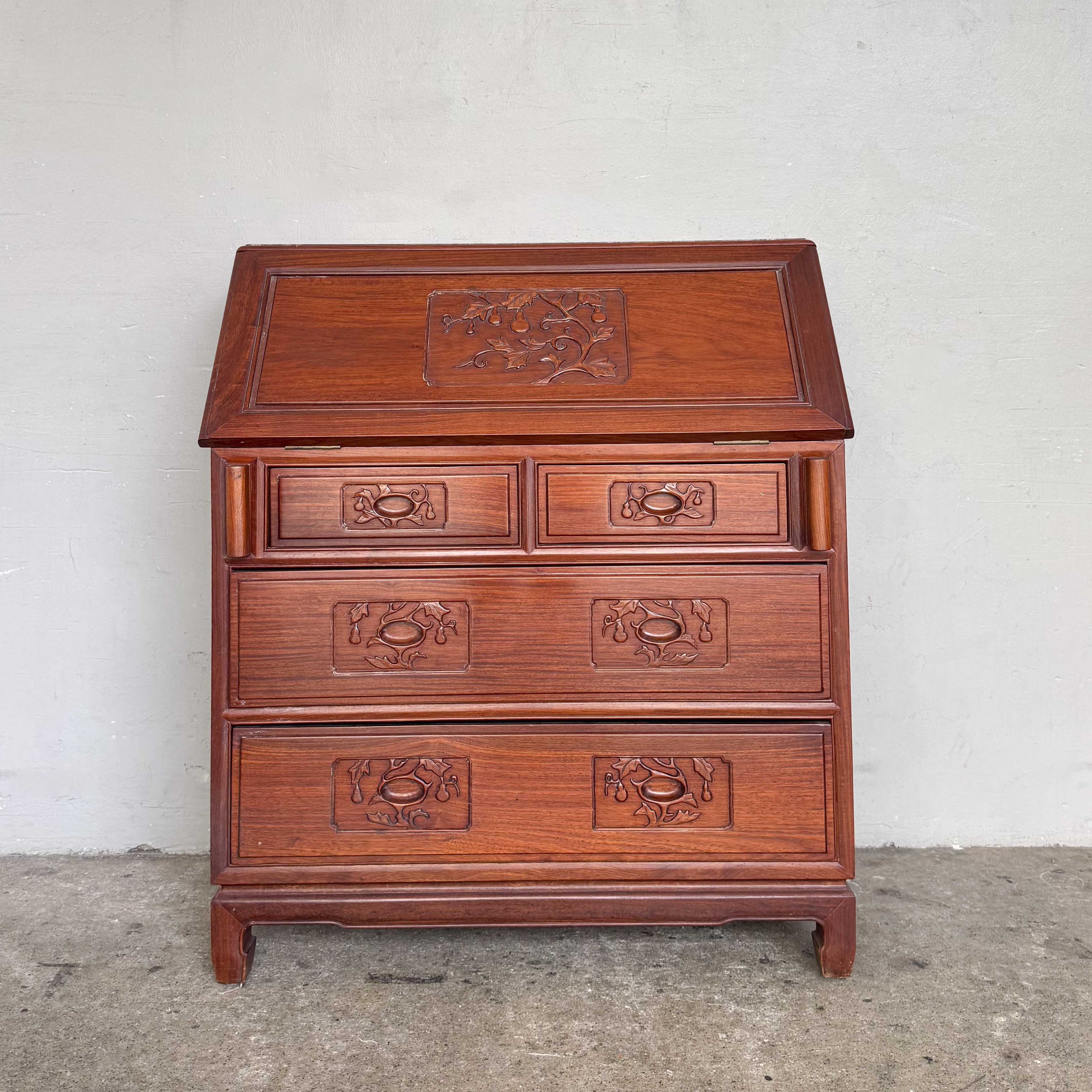 Rosewood Flip-Top Writing Bureau